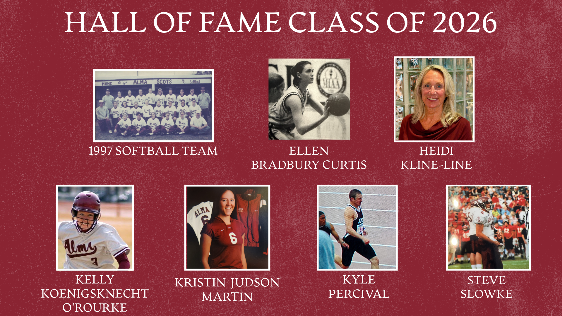 2026 Alma HOF Class