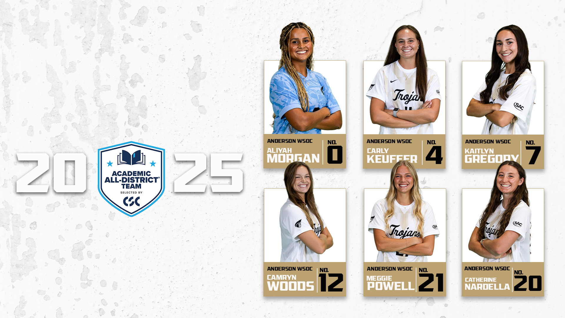 WSOC CSC Academic All-District 2025