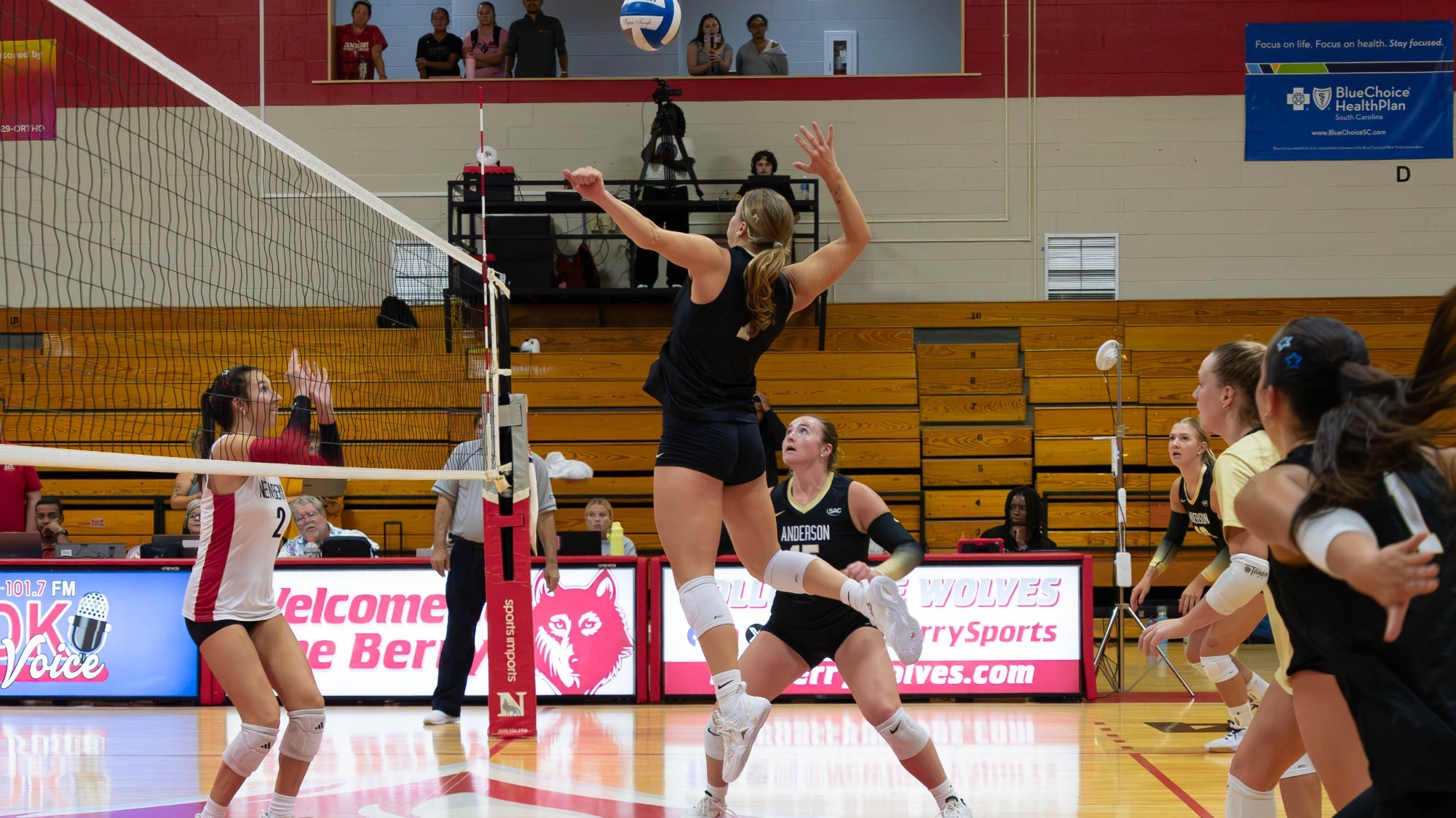 Emily Campbell goes for the kill versus Newberry 