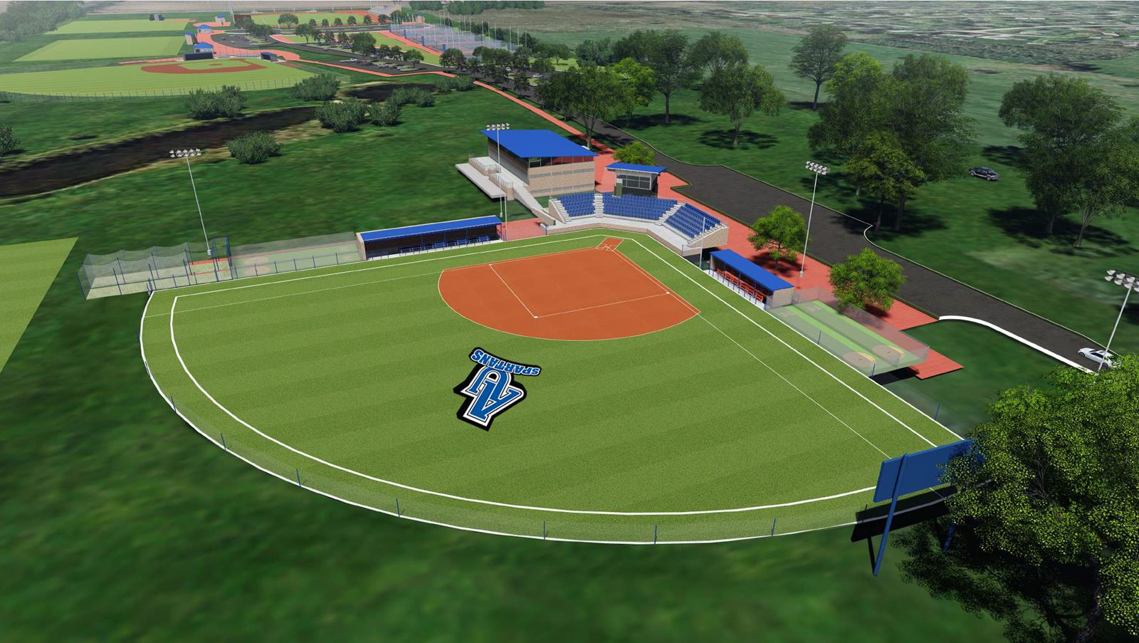 AU unveils plans for Spartan Athletic Park Aurora University Athletics