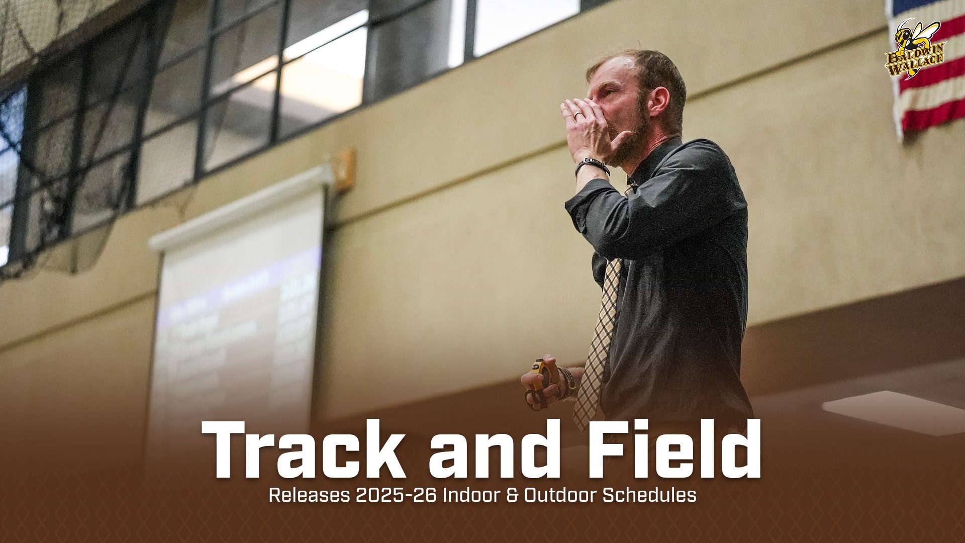 Track and Field 2025-26 Schedule Release Graphic