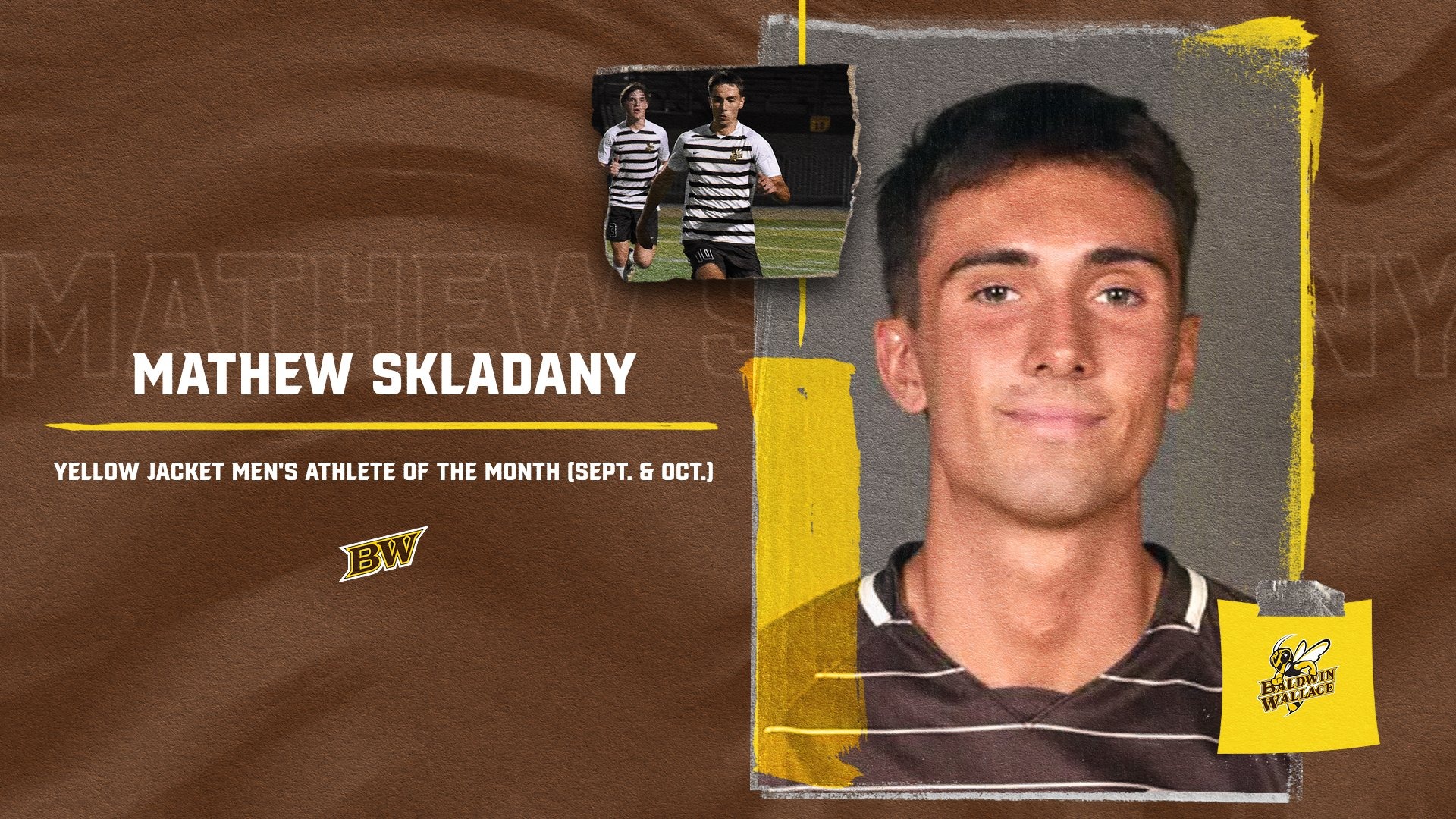 2025 Skladany Yellow Jacket Athlete of the Month (September and October)