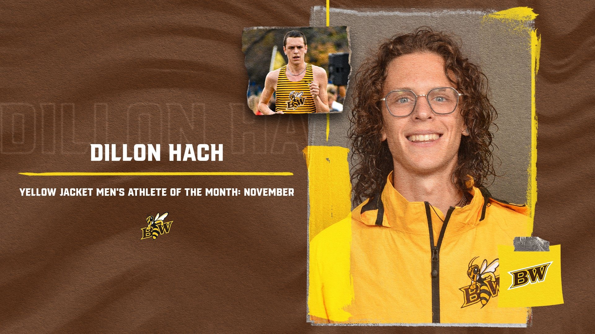 2025 Yellow Jacket Men's Athlete of the Month - November