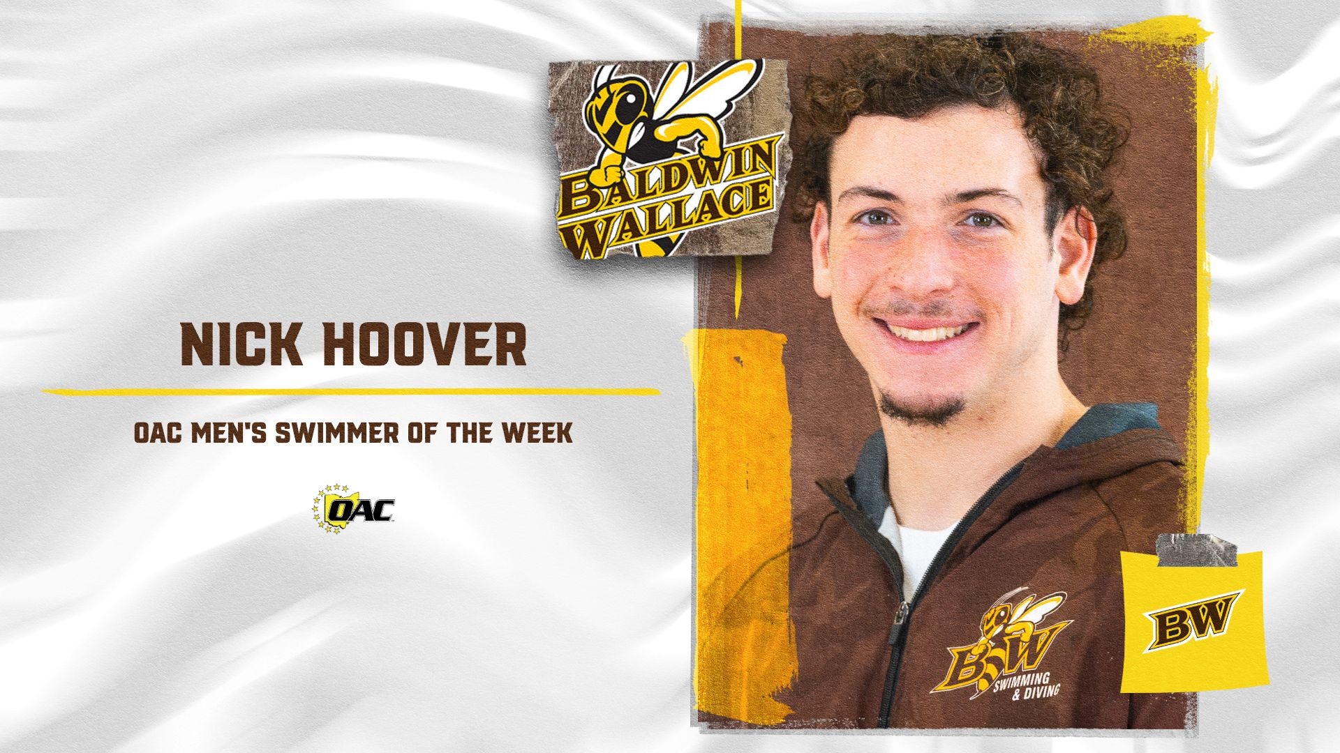 Nick Hoover - 2026 OAC Men's Swimmer of the Week
