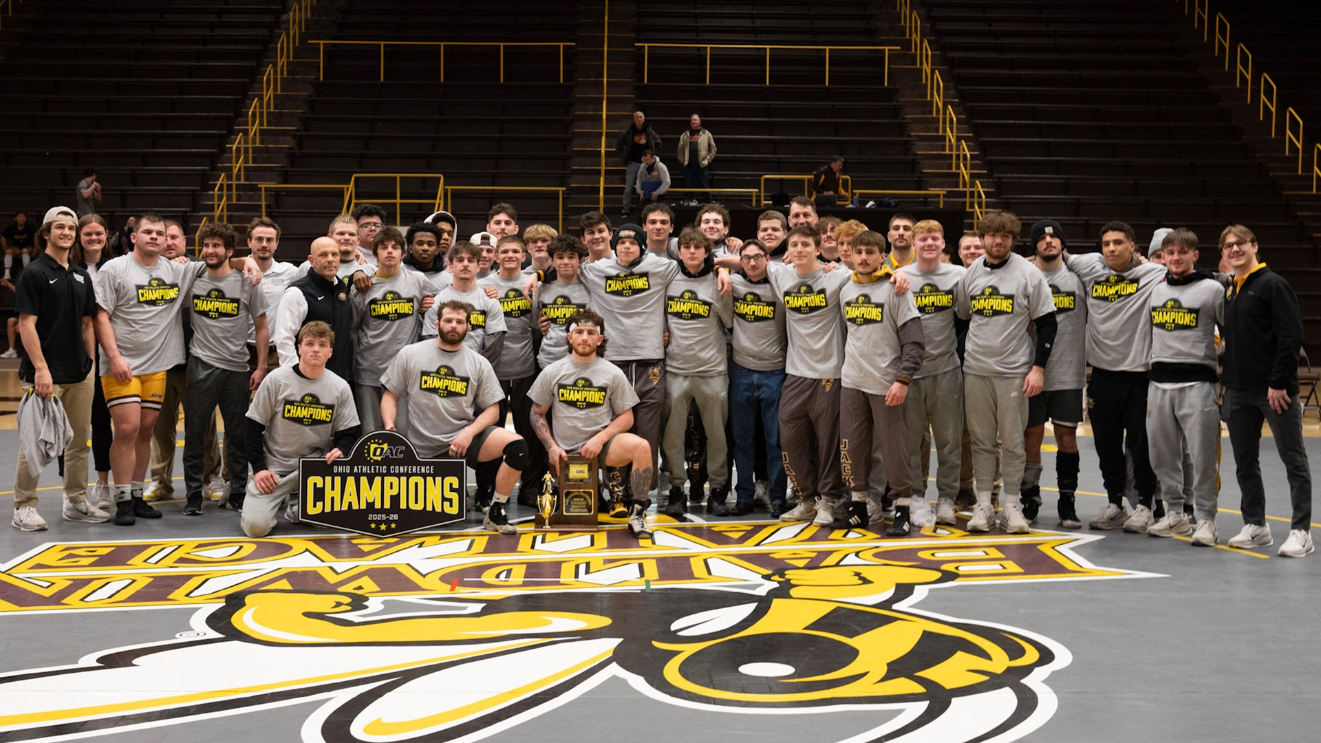 2025 OAC Men's Wrestling Champs Story