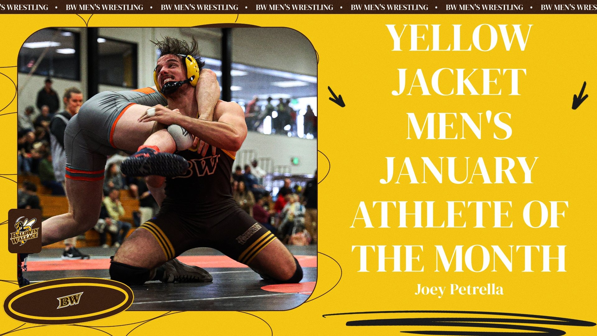Yellow Jacket Men's Athlete of Month - January 2026
