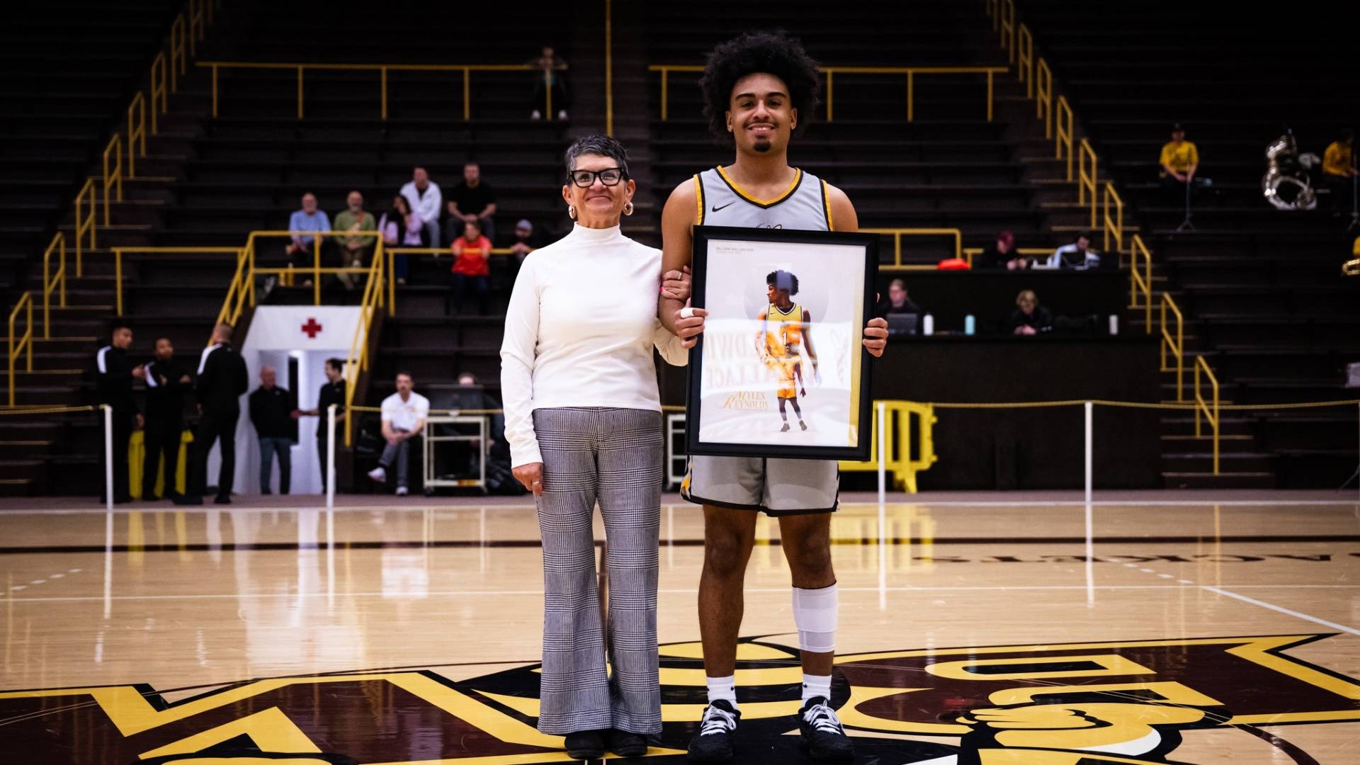 Myles Reynolds Senior Day Photo