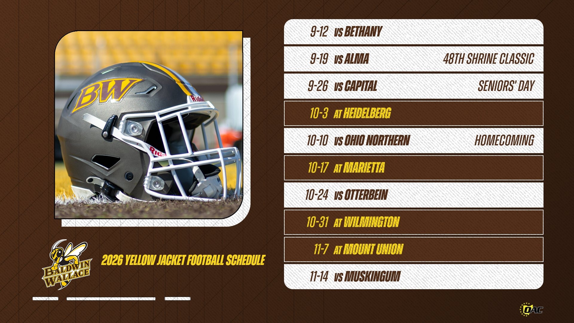 2026 FB Schedule Release