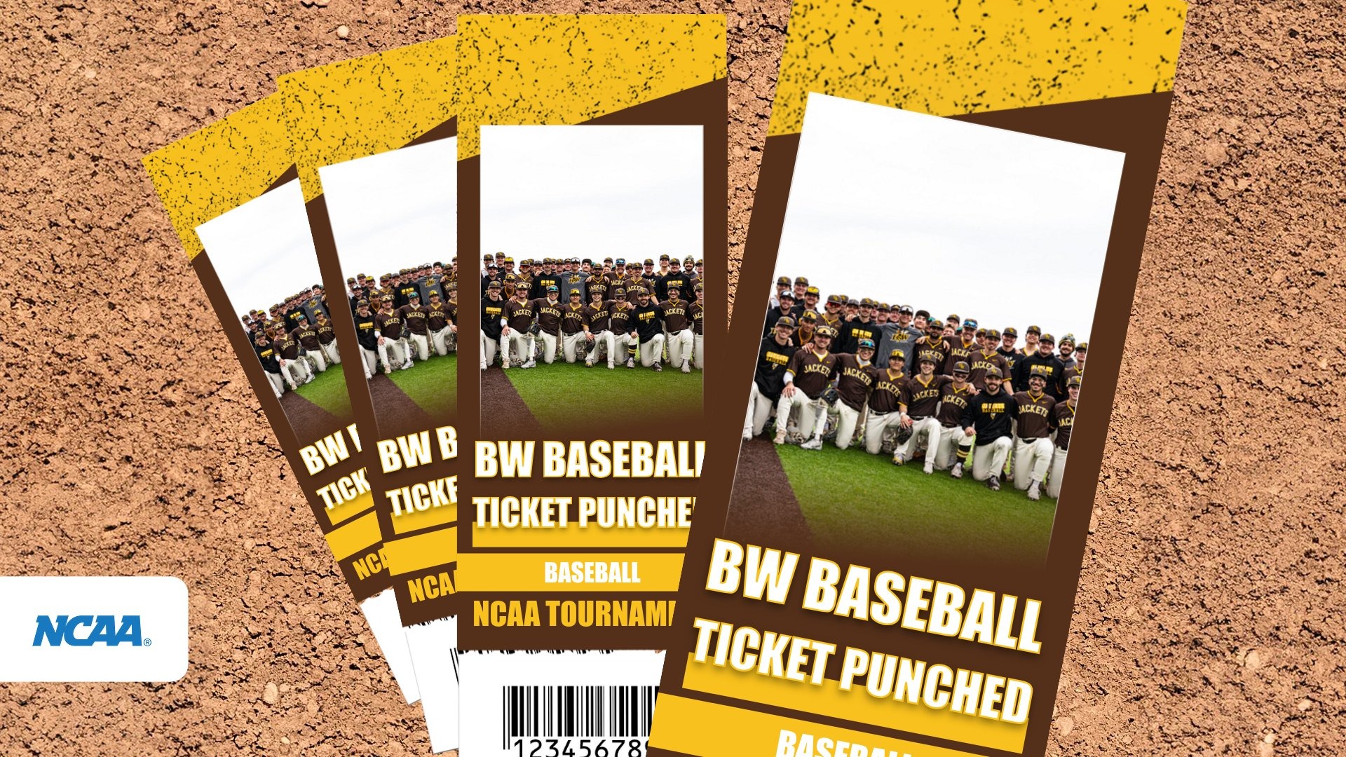 2026 Baseball NCAA Tournament Ticket Punched