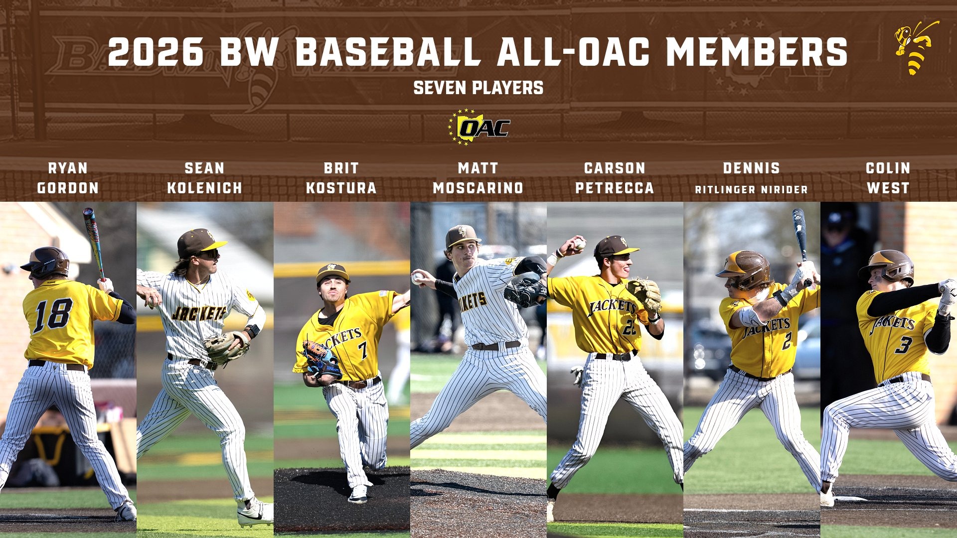 2026 BW Baseball OAC Members
