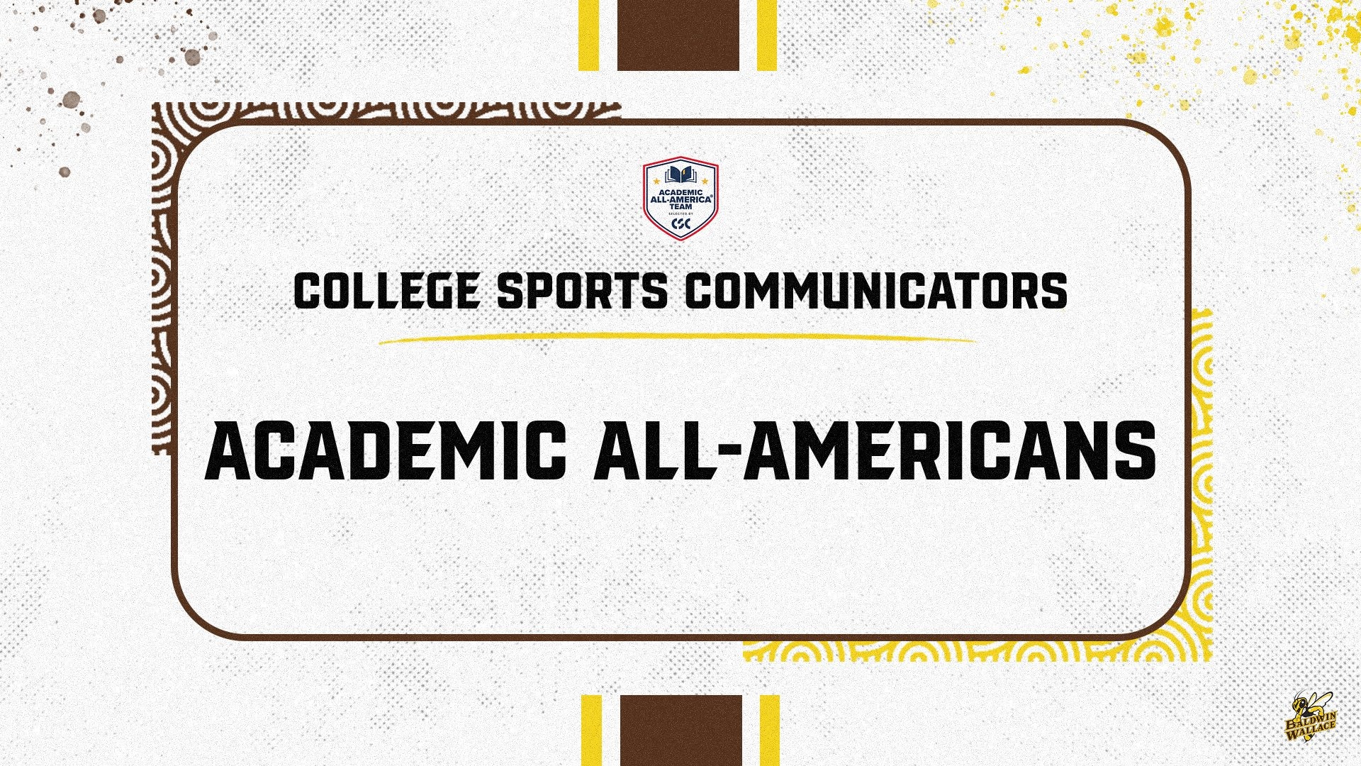 2026 BW Athletic CSC Academic All-Americans