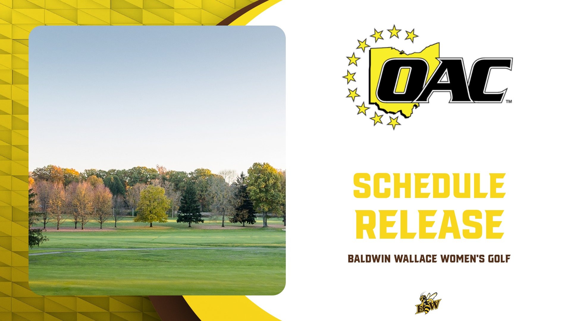 2026-27 Women's Golf Schedule Release