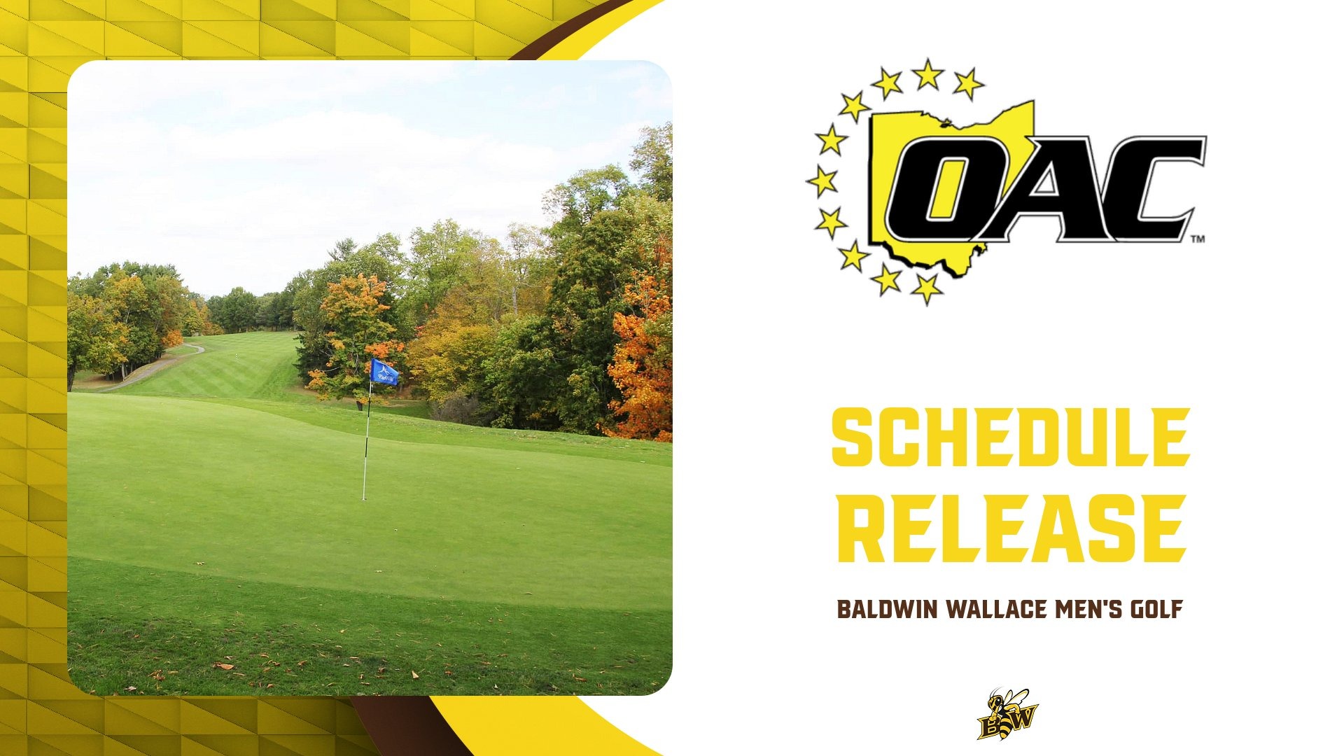 2026-27 Men's Golf Schedule Release