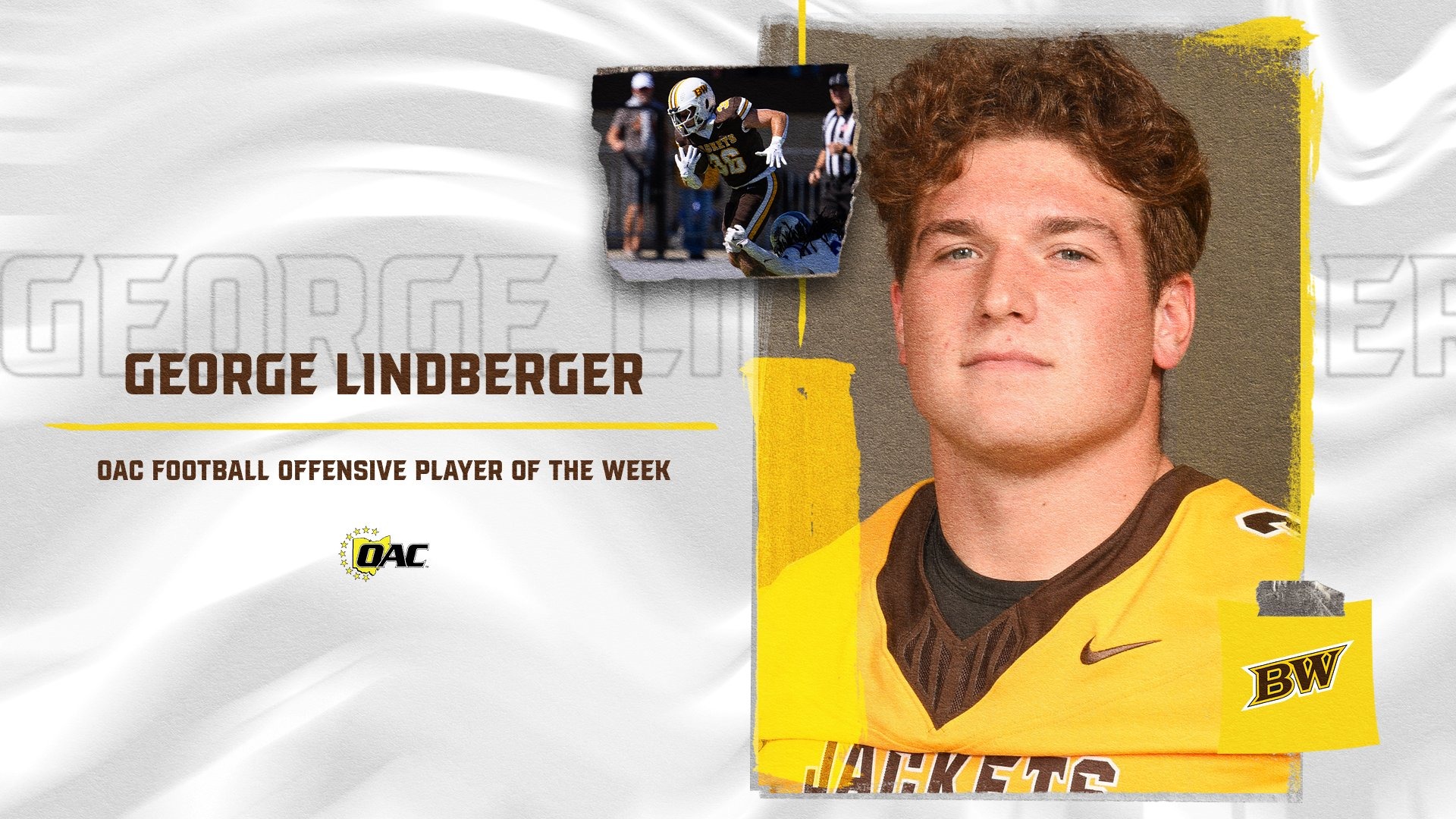 George Lindberger - 2026 Week 3 - OAC Offensive Player of the Week
