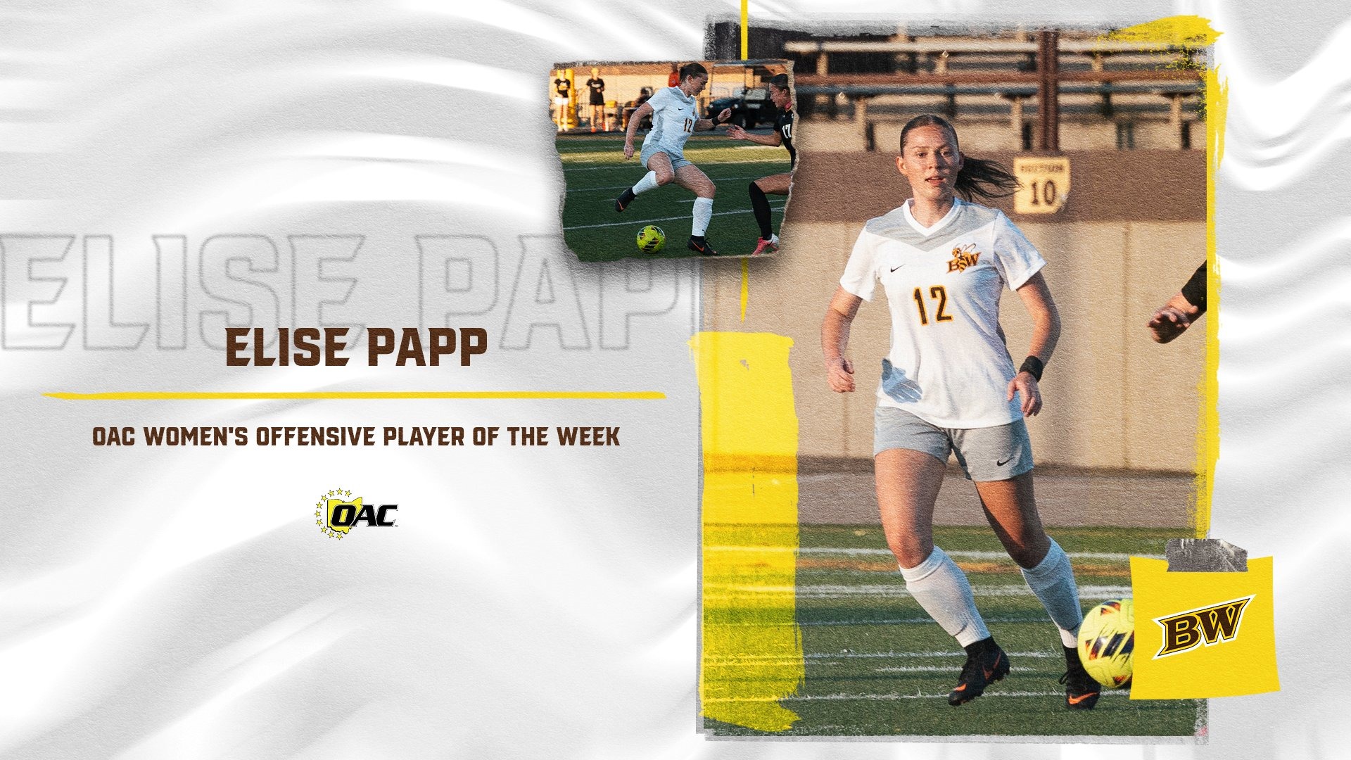 Papp WSOC Player of the Week 9.8