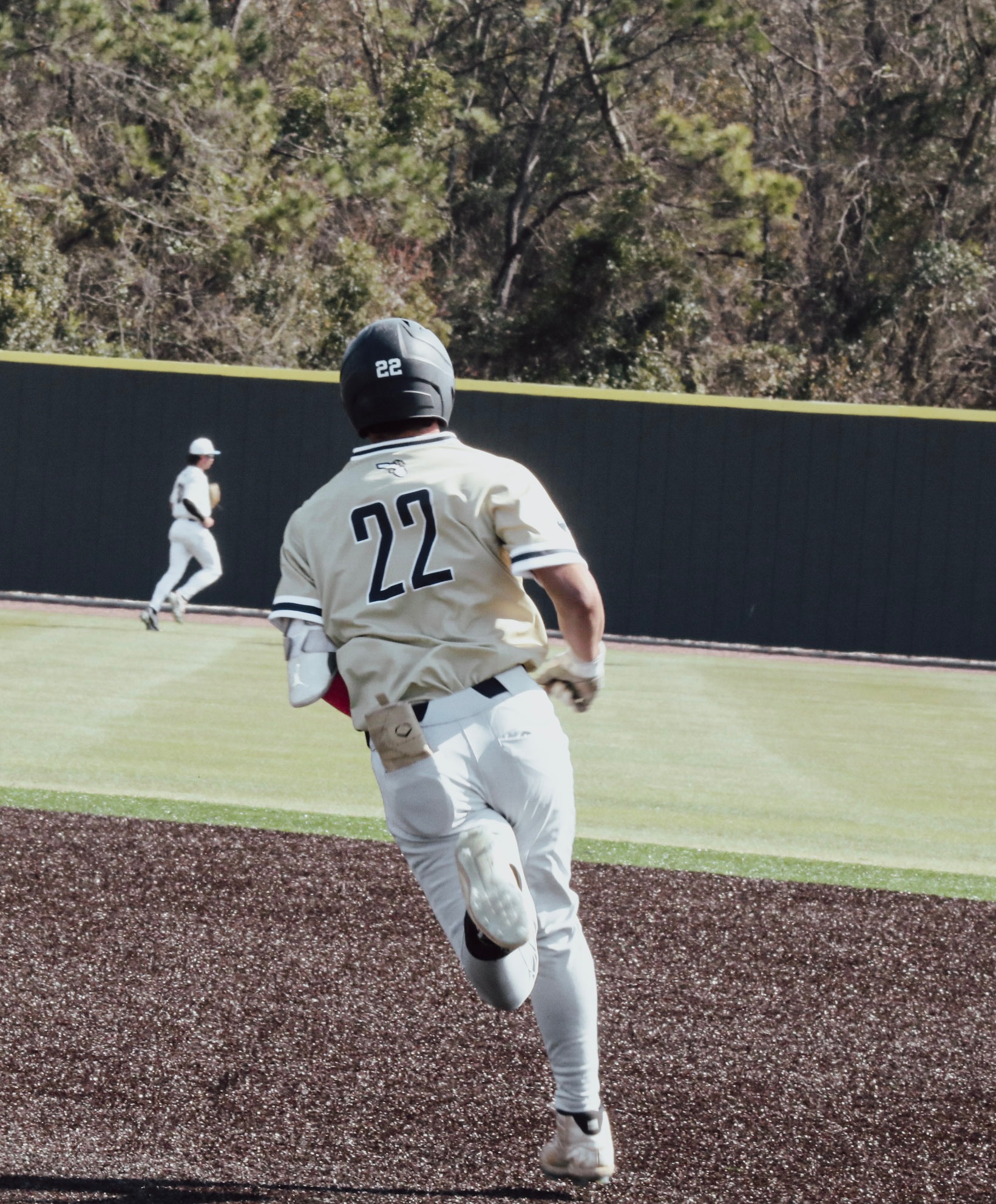 22 rounding the bases