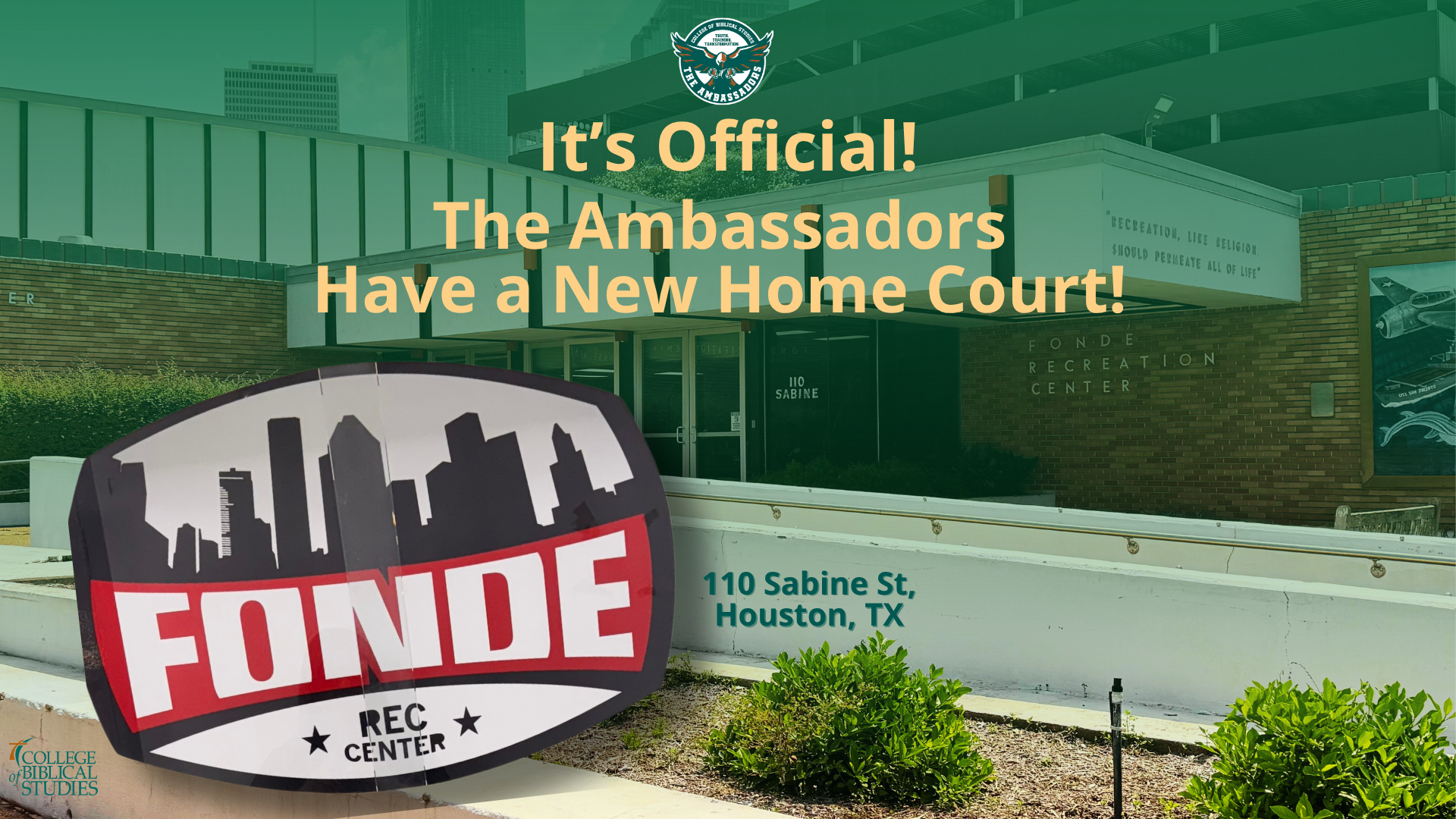 Fonde Rec Cetner- Houston