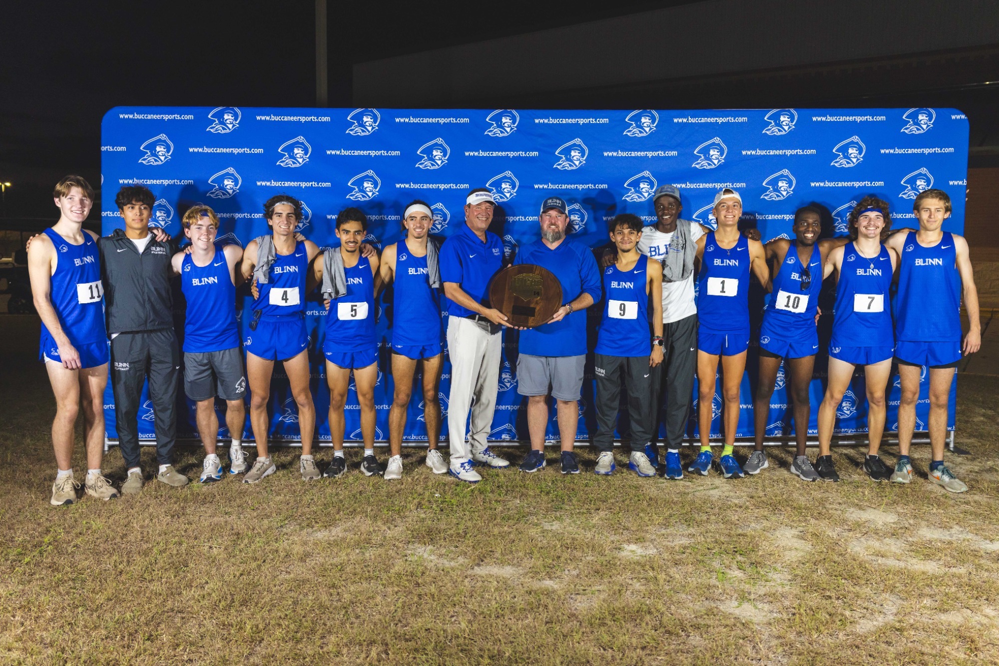 Blinn Men's Cross Country Team Region 14 Championship 2025-26