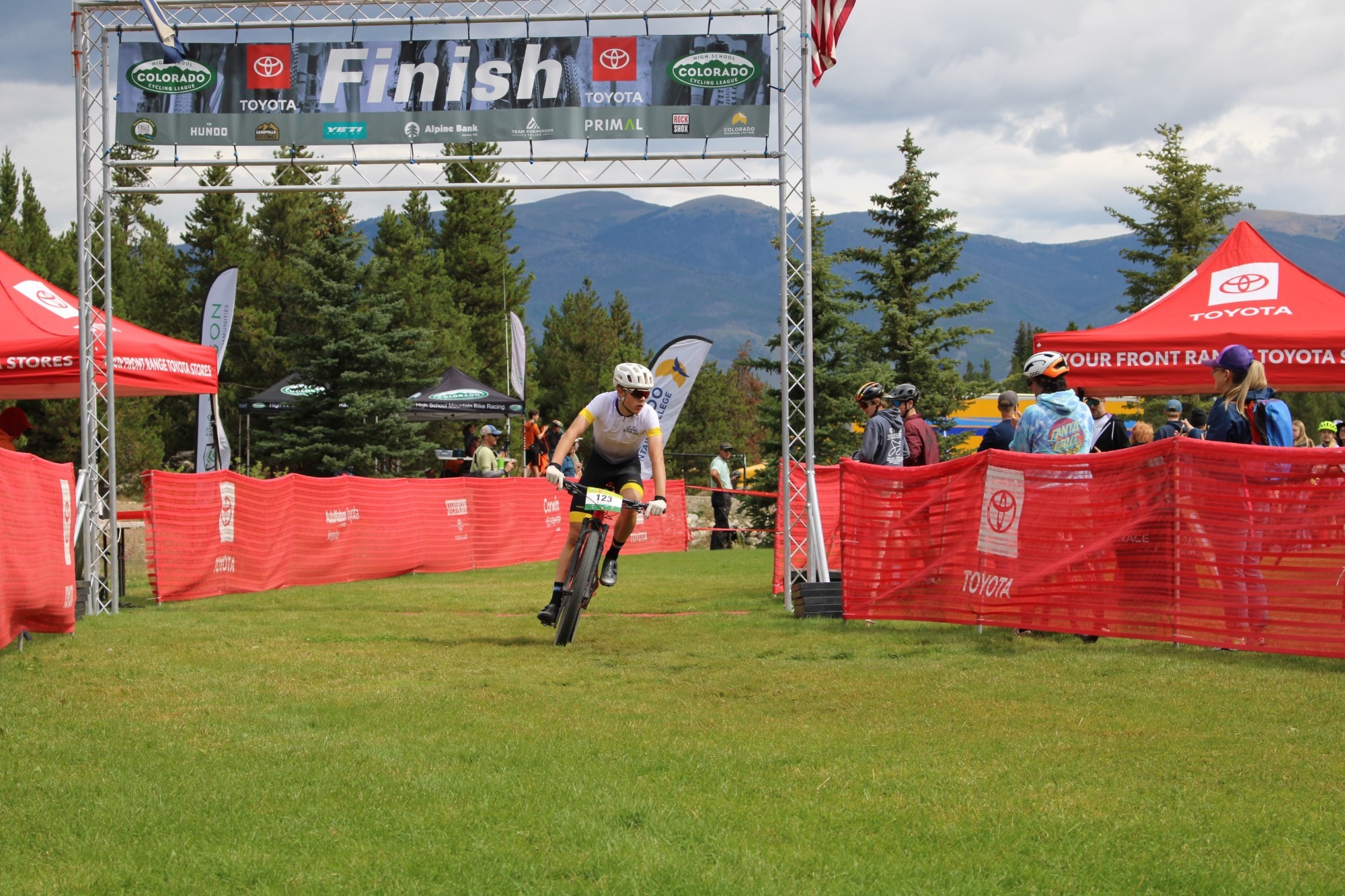 Boulder High Mountain Bike Team at Frisco, CO