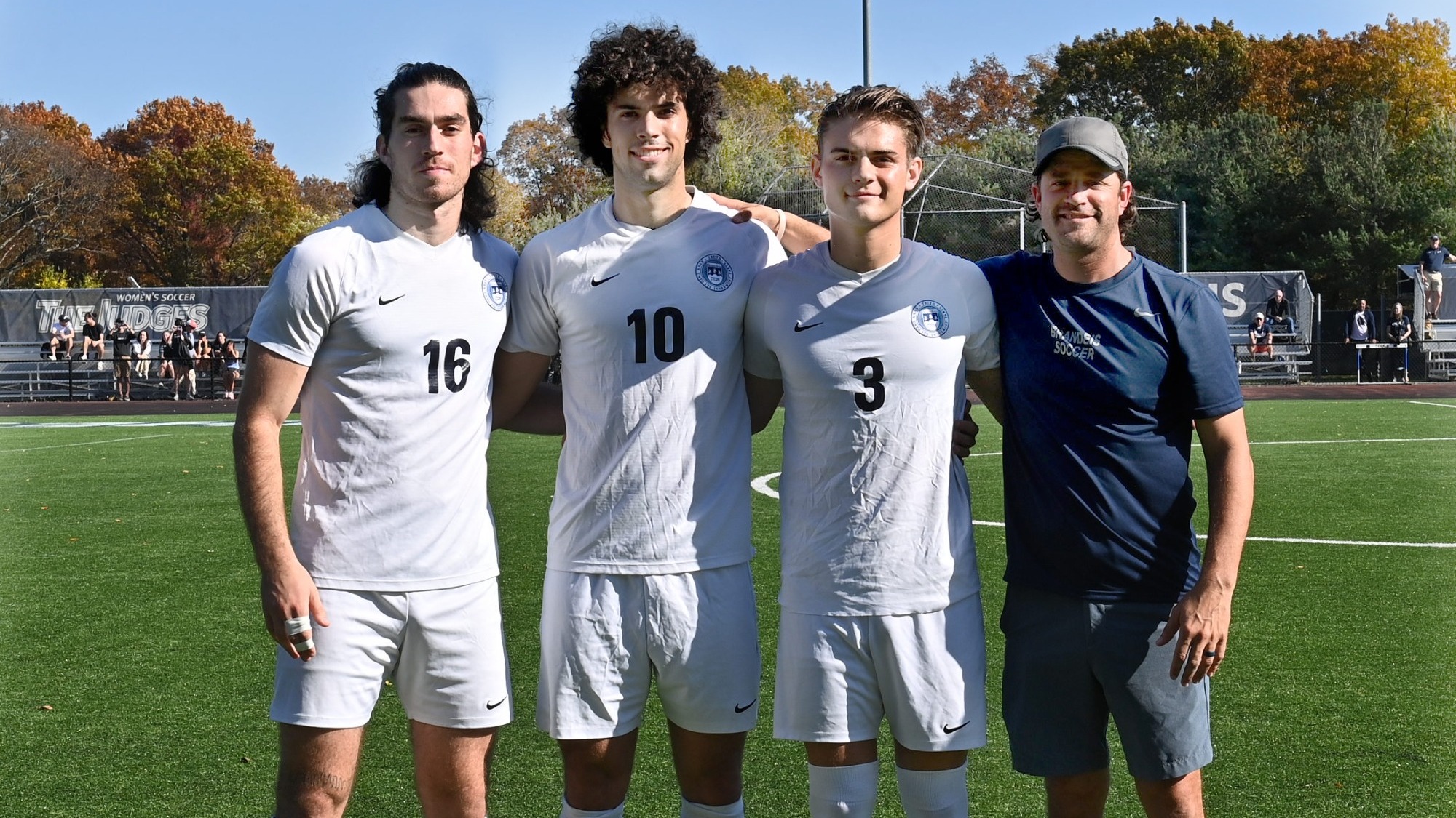 Men's soccer celebrates Senior Day Brandeis University