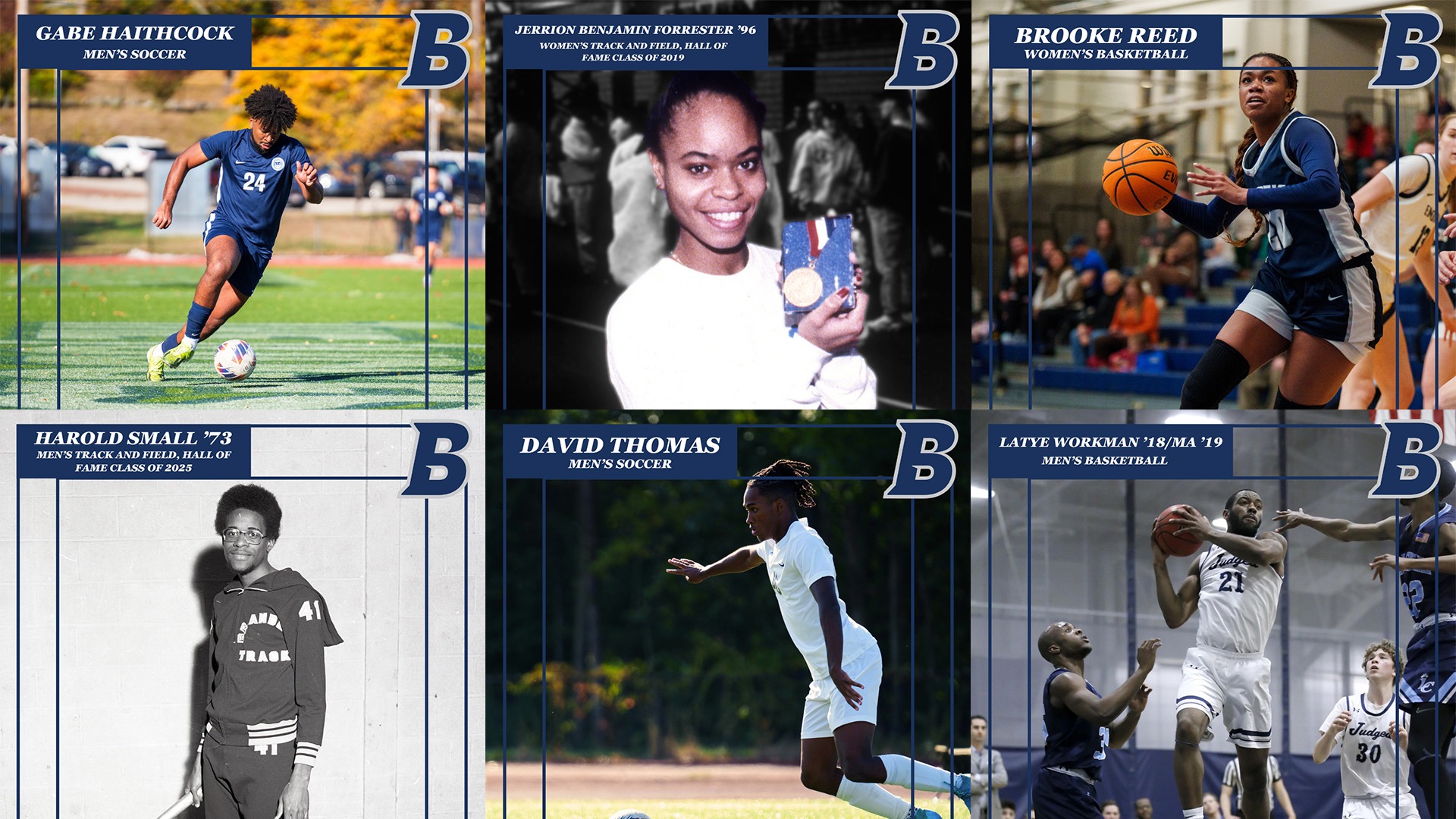 Six Black Brandeis student-athletes, current and former