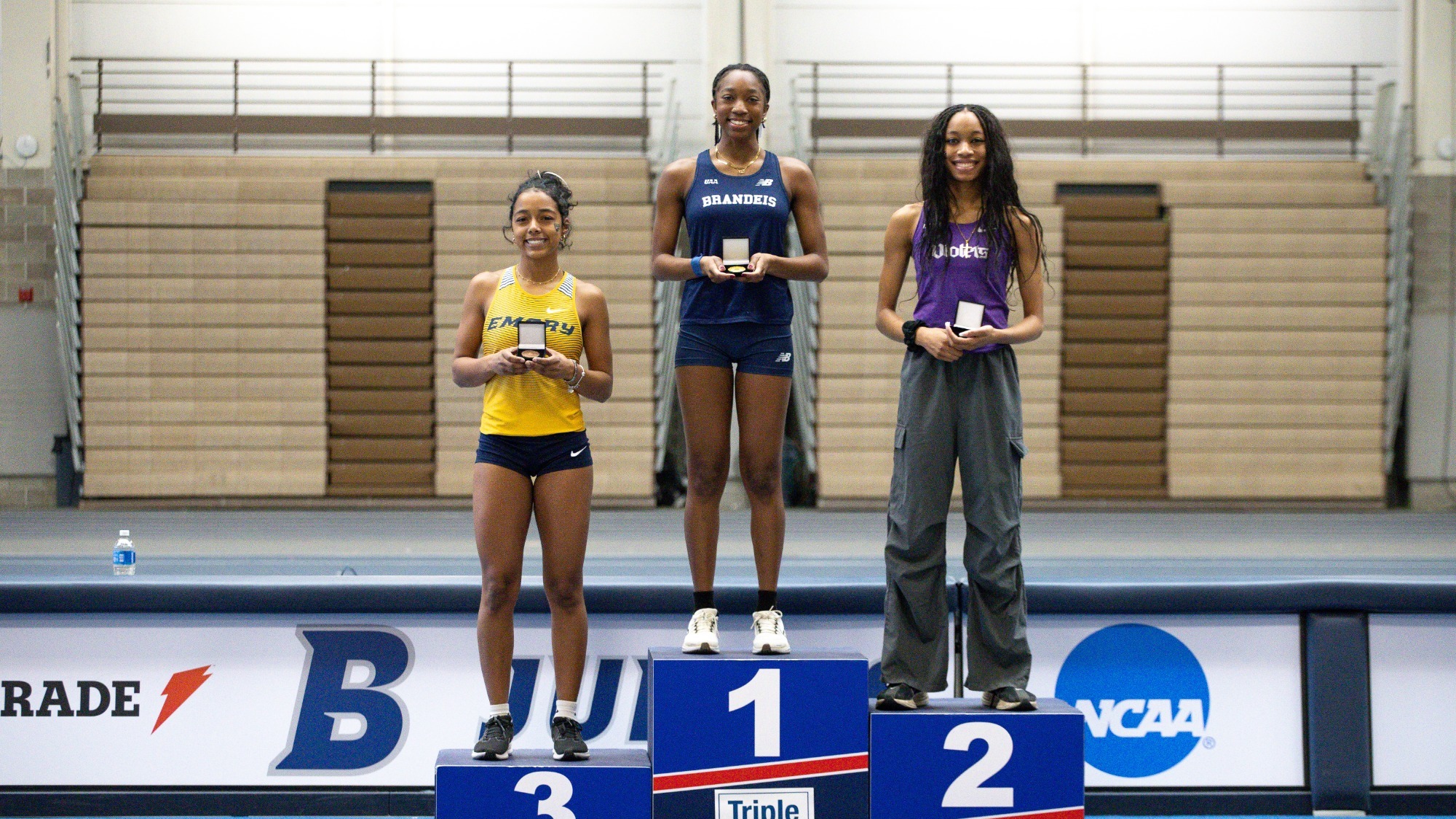 Sarai Sealy tops the podium for the women's triple jump
