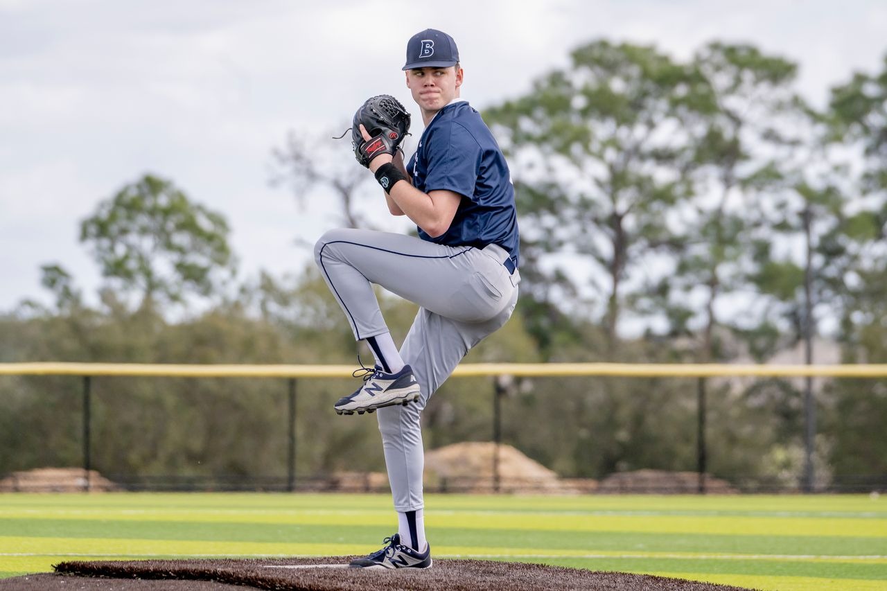 John Milewski pitching