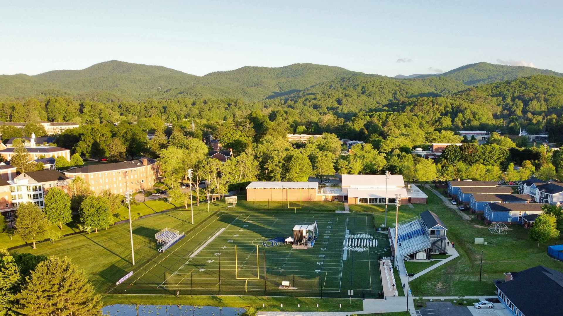 drone shot graduation