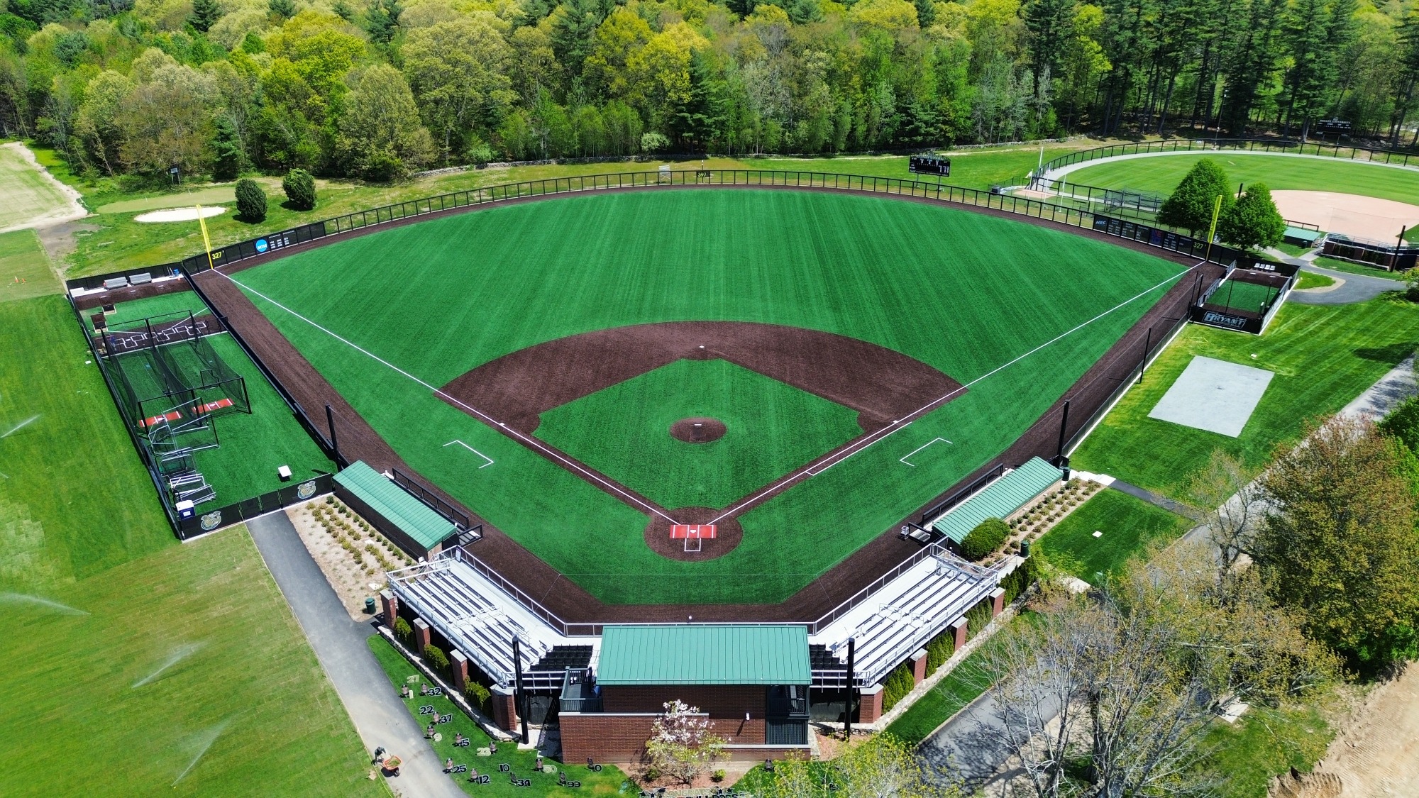 Aerial Shot of Conaty Park Baseball