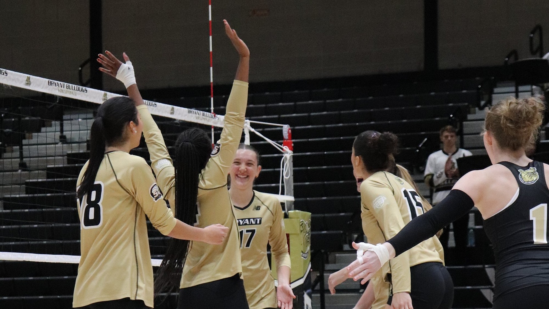 VB point celebration against NJIT