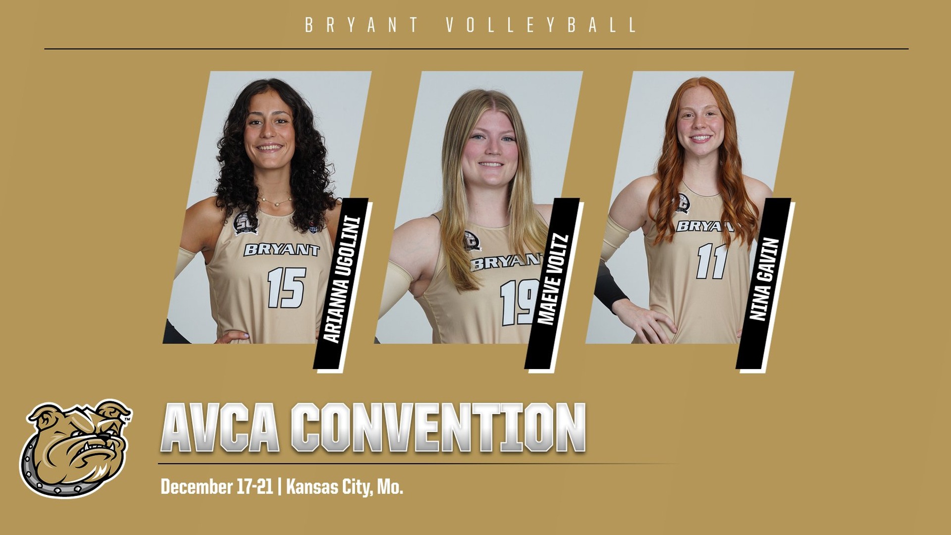 Ari, Maeve, Nina AVCA VB Convention 2025