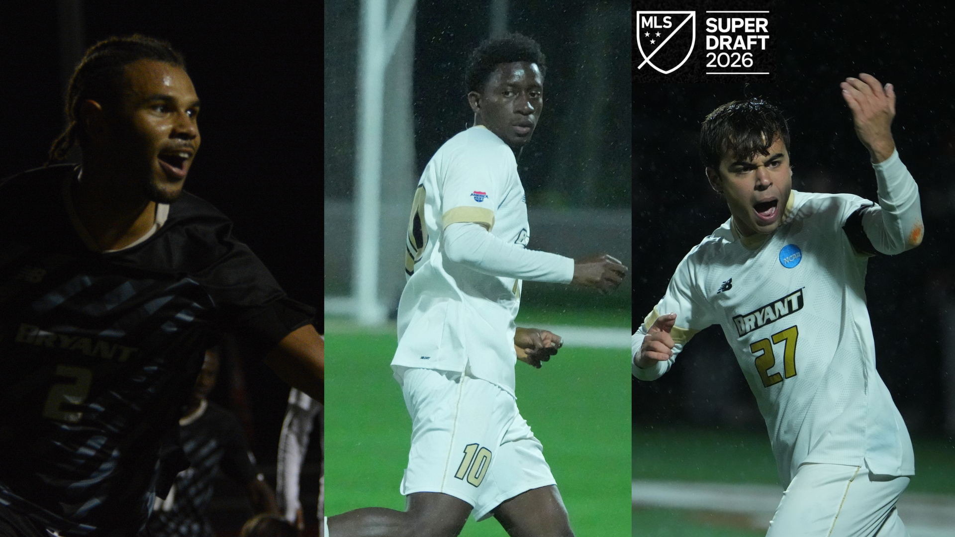 A thumbnail featuring Abdel Talabi, Mamadi Jiana and Jaime Amaro and a 2026 MLS SuperDraft logo