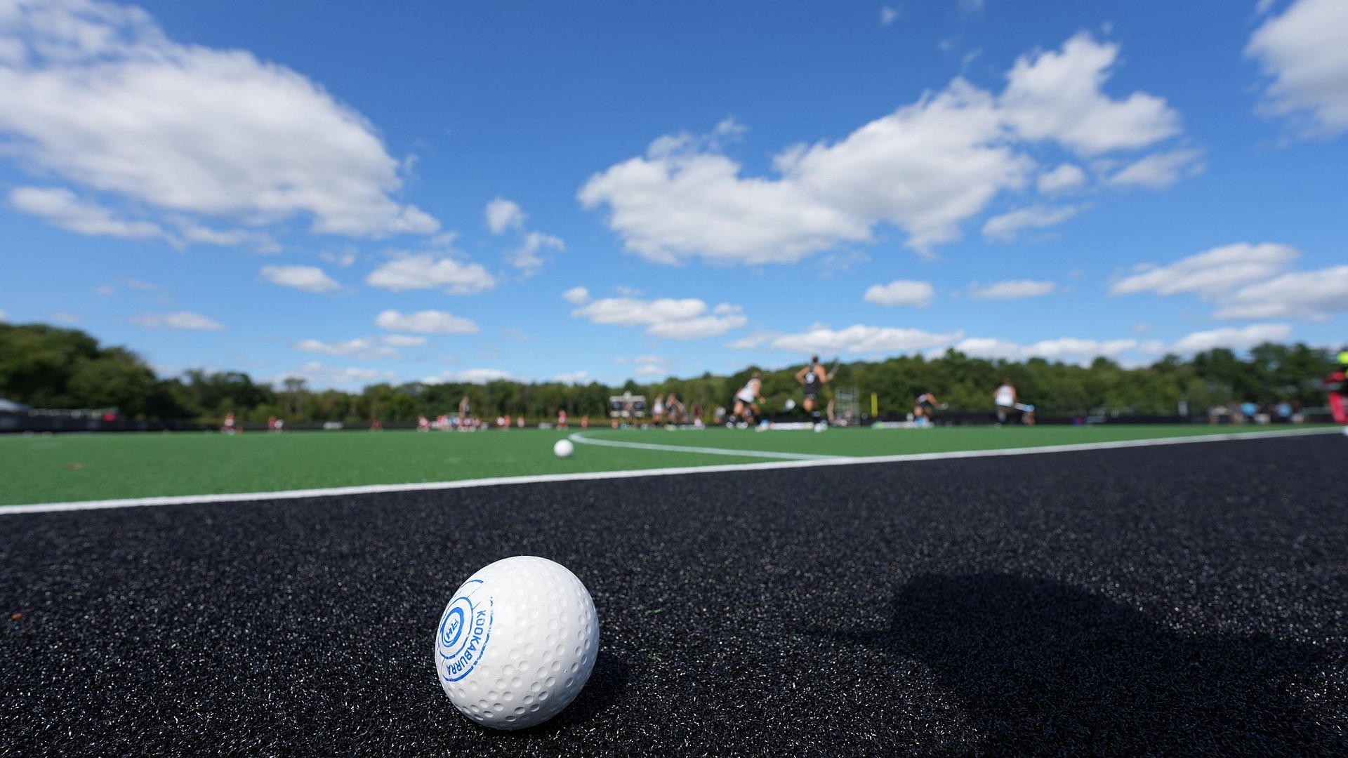 Shot of Field Hockey Field