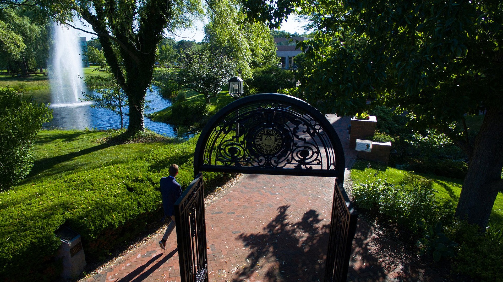 Aerial of Bryant Archway