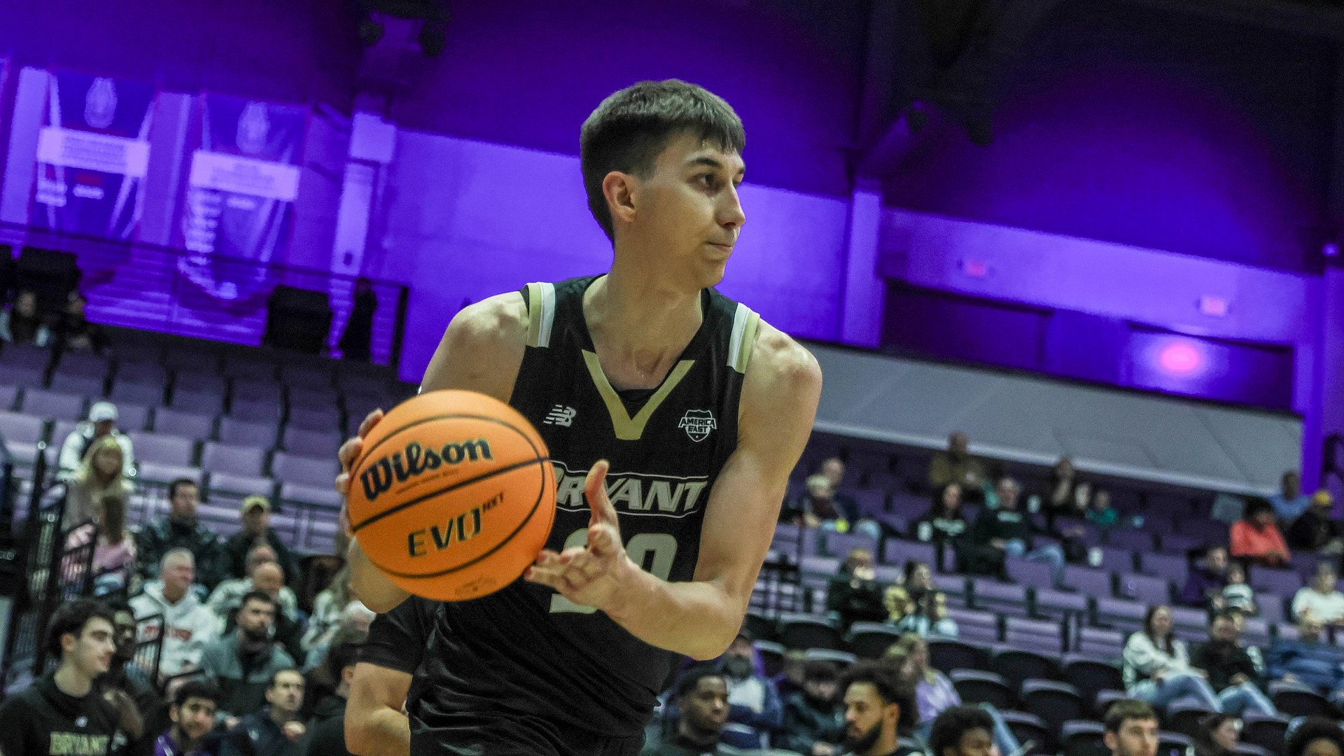 Rudovskii at UAlbany with the ball