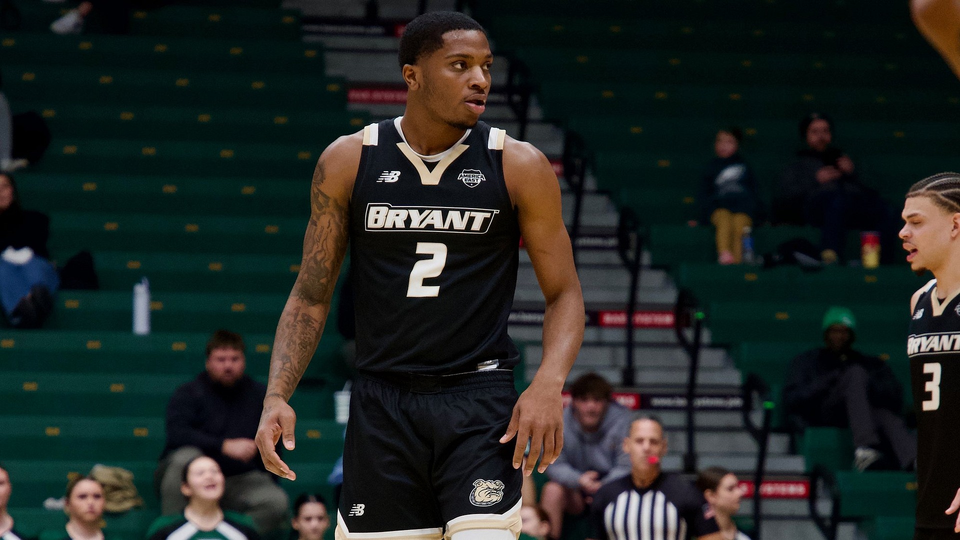 Khalil Williams Walks up the floor at Binghamton
