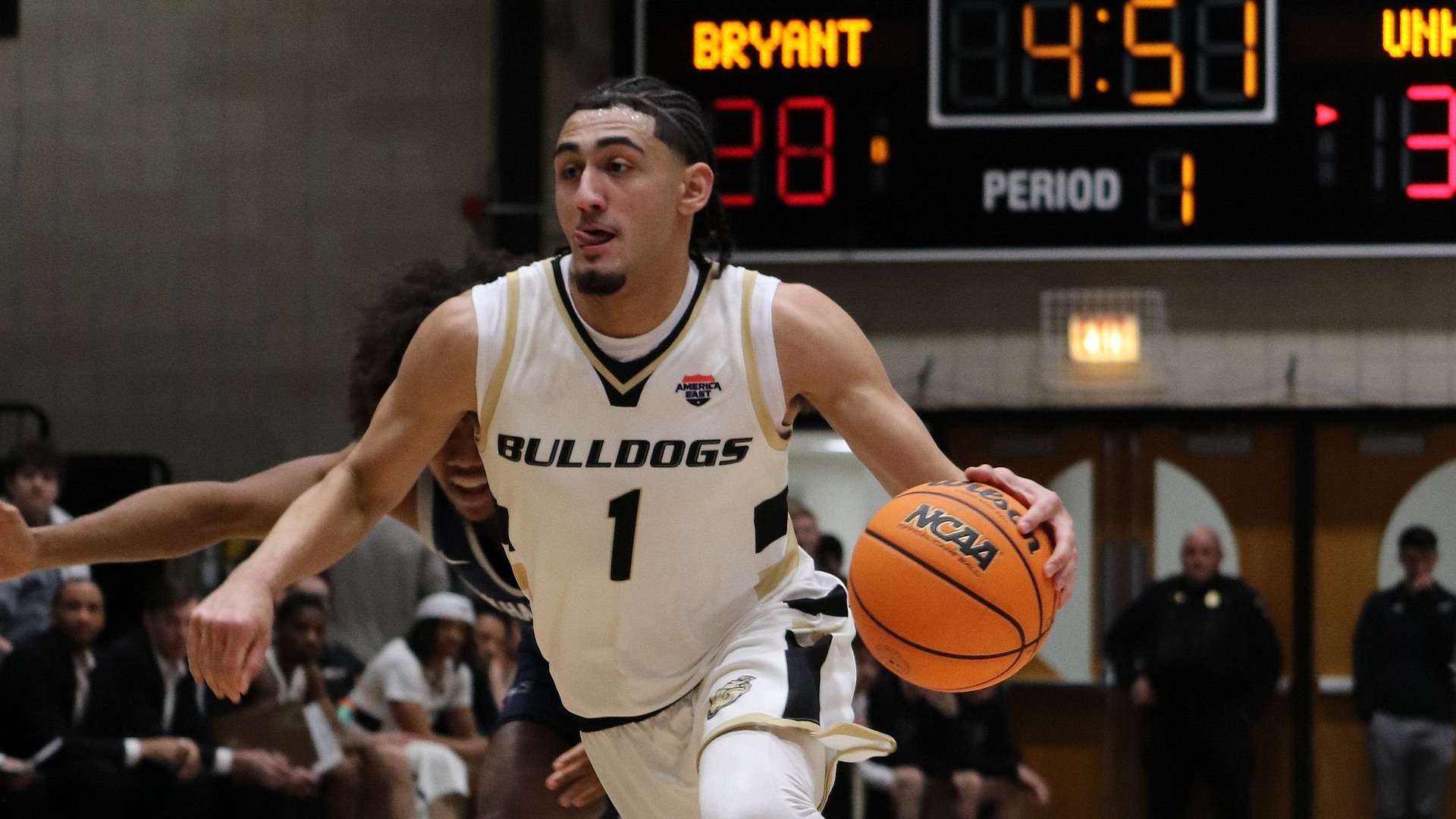 Ty Tabales driving inside against UNH at home