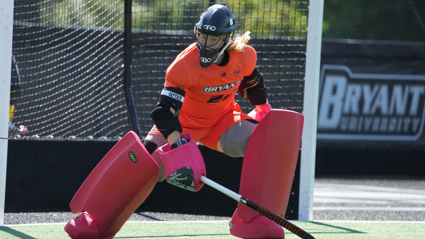 Maud hunts for the ball vs Towson