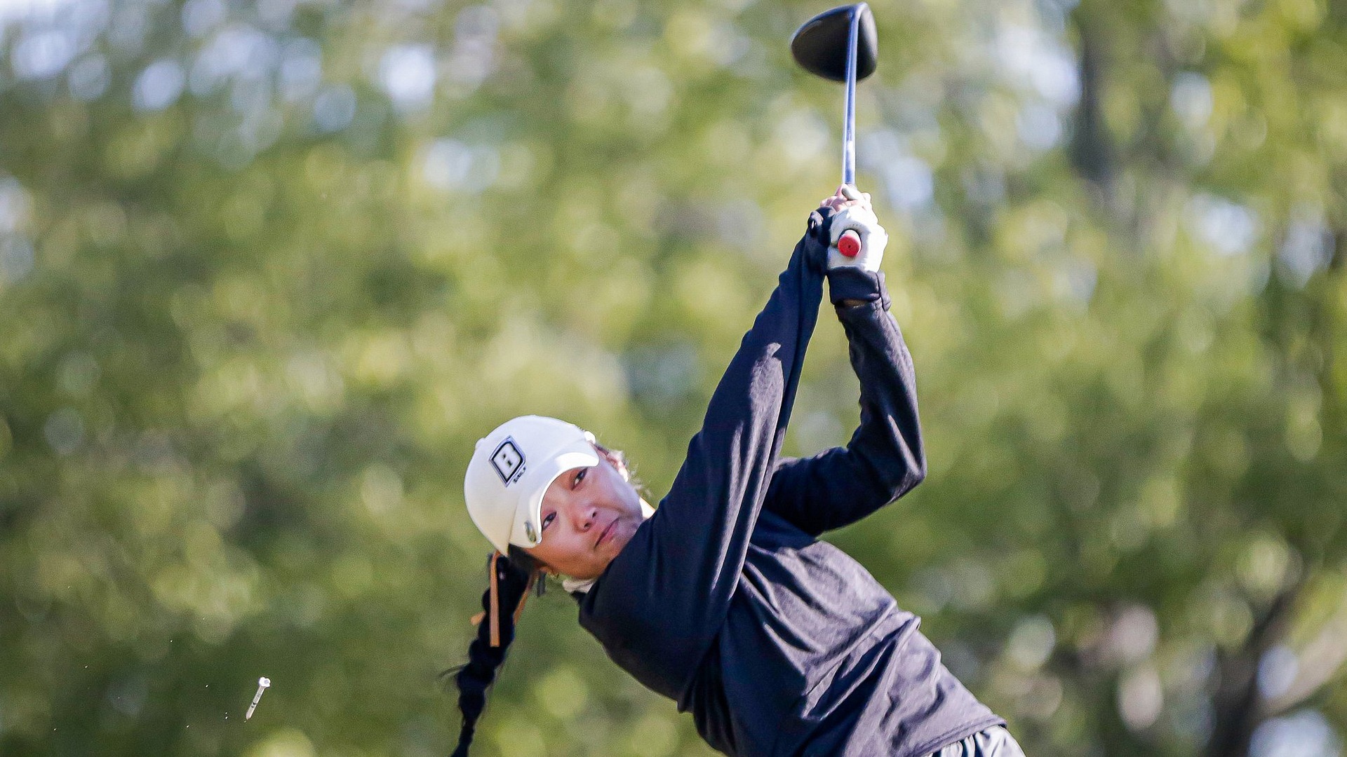 Jenelle Valera following through a drive