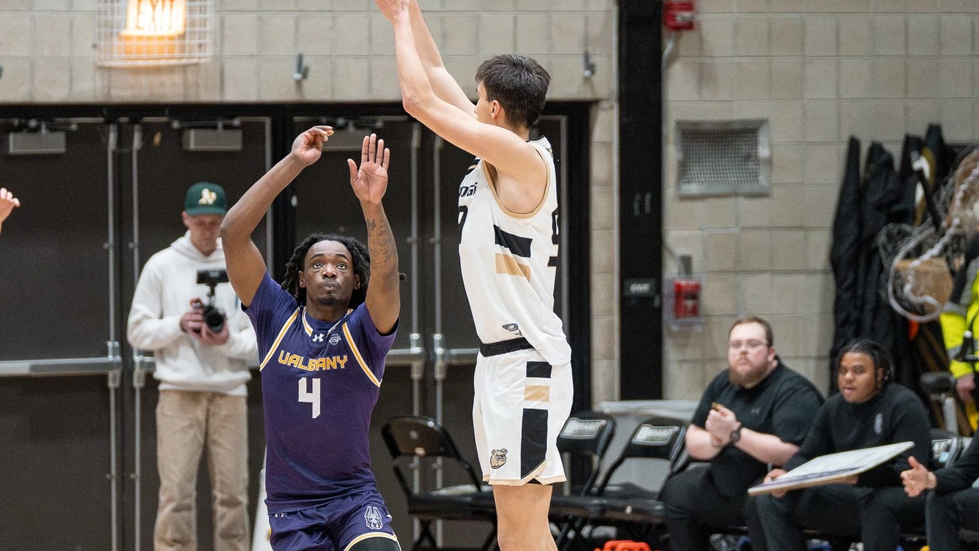 Timofei Rudovskii Takes a 3 vs UAlbany