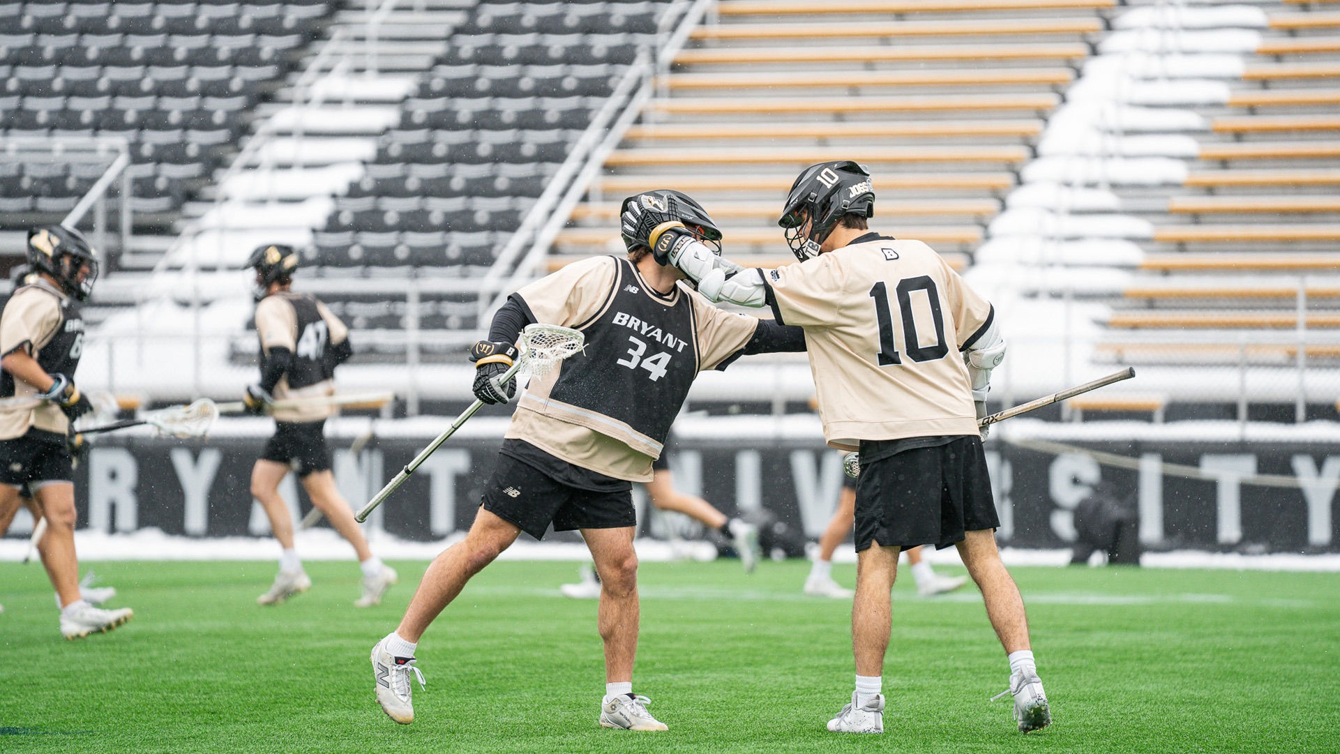 Zac Amend and Kyle Capodanno pregame 