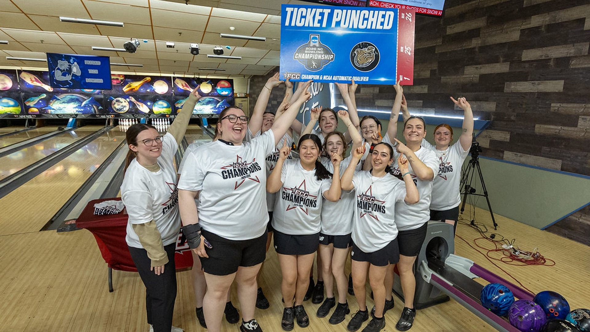 Women's Bowling Ticket Punched NCAA tournament 
