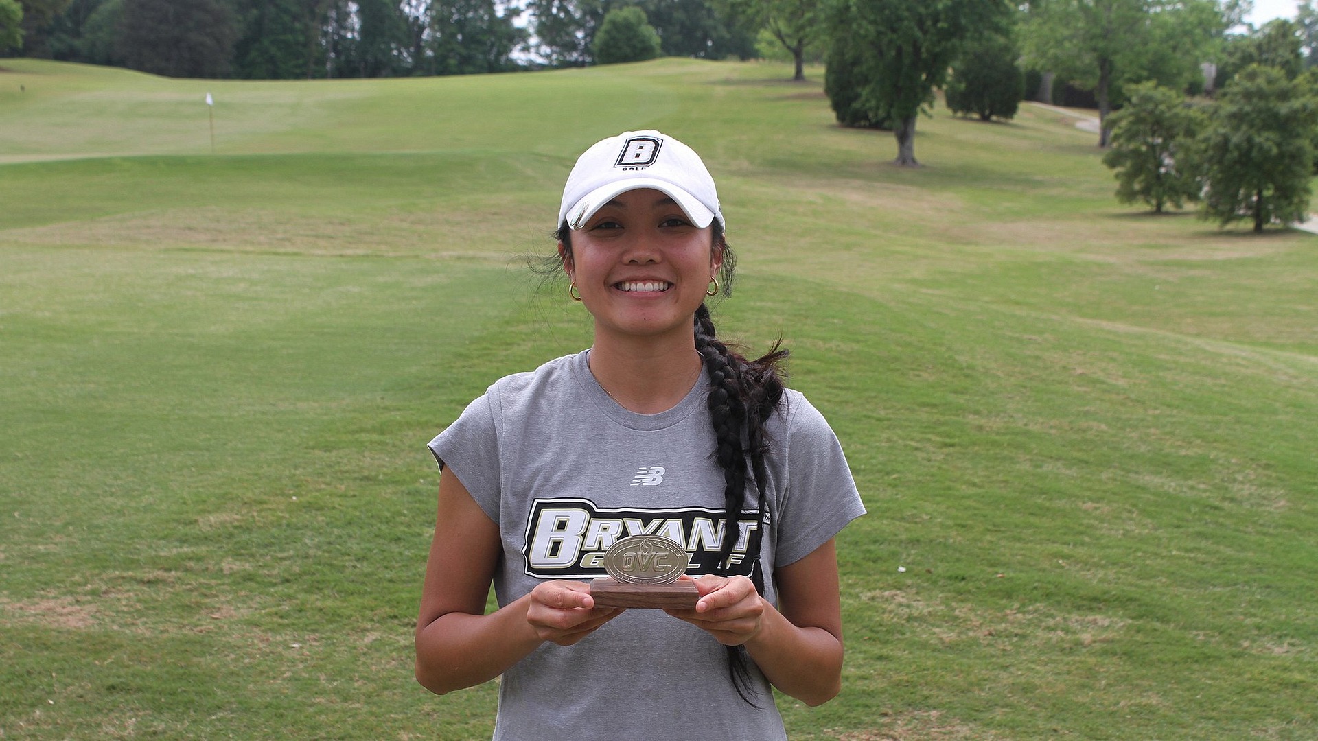 Jenelle Valera accepting OVC award