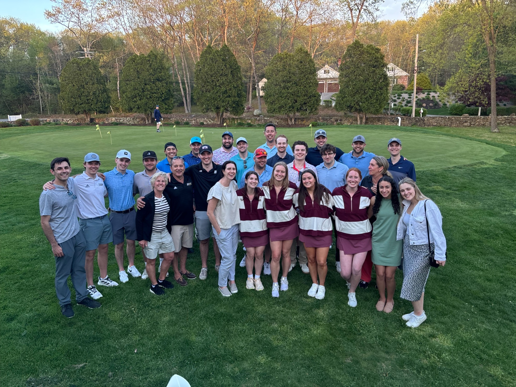 Picture of swimmers at a golf course