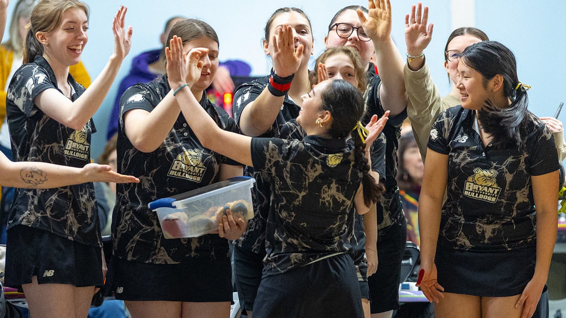 Women's Bowling Team Shot