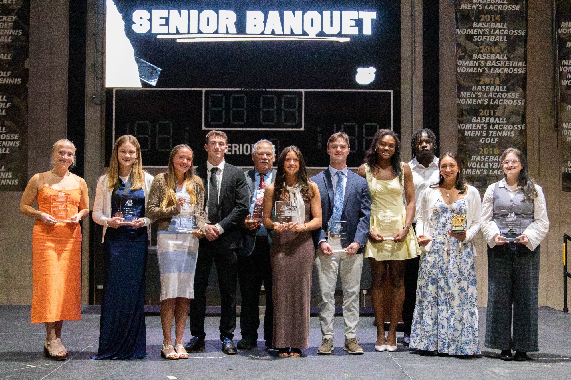 2026 Award Winners in a group photo on stage