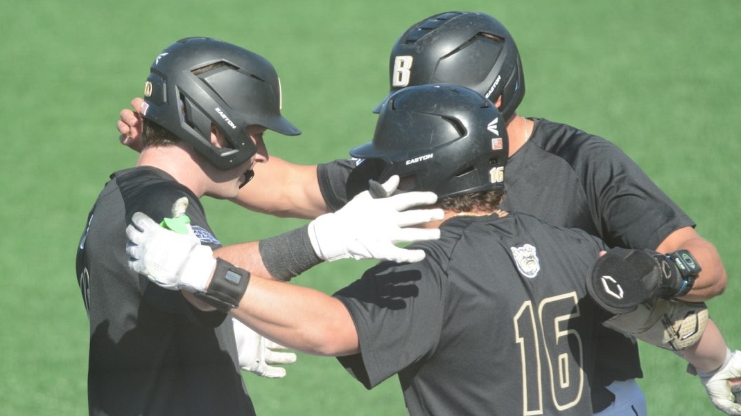 Bryant Celebration at home plate following a home run 