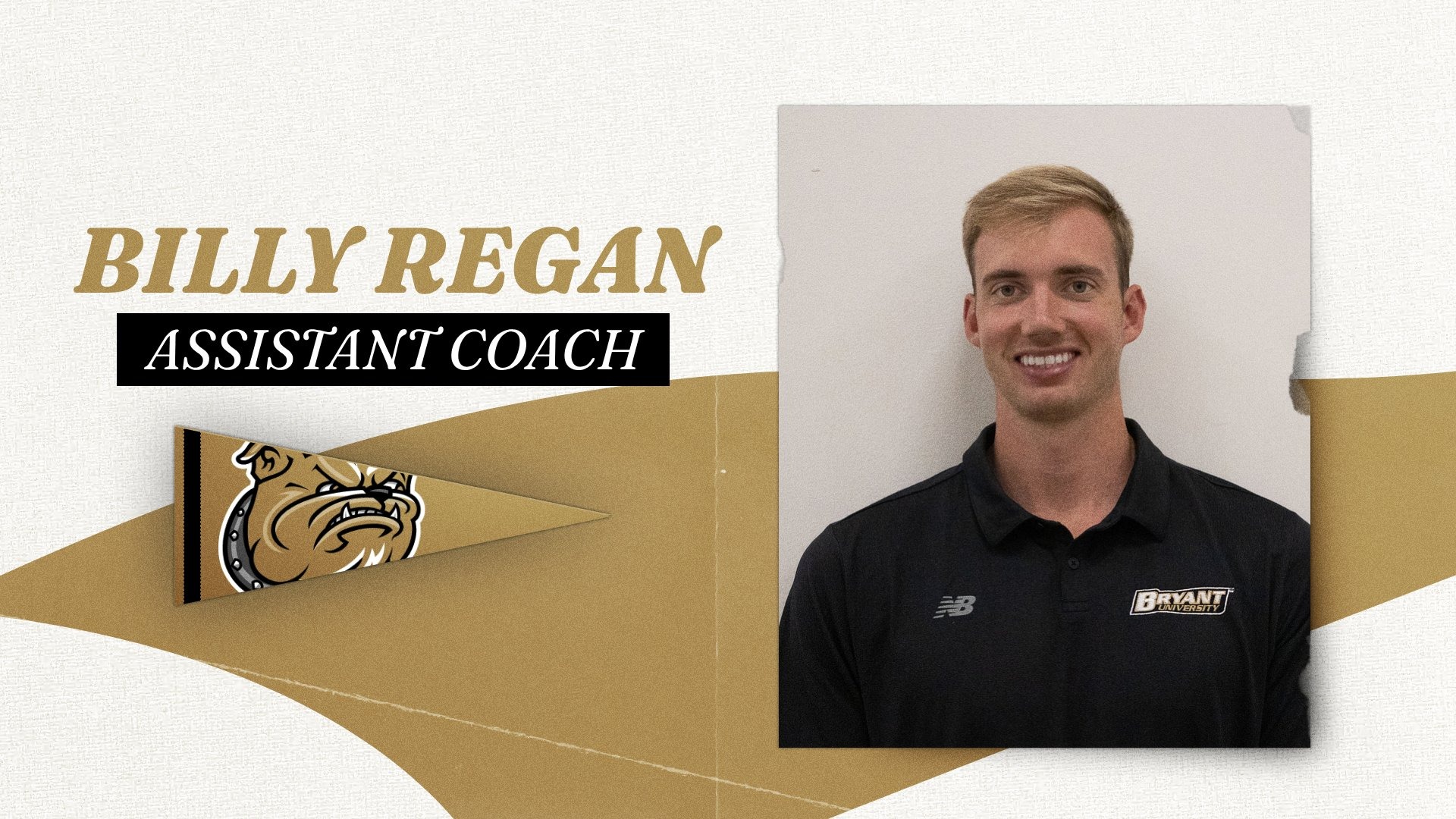 New assistant coach Billy Regan Graphic