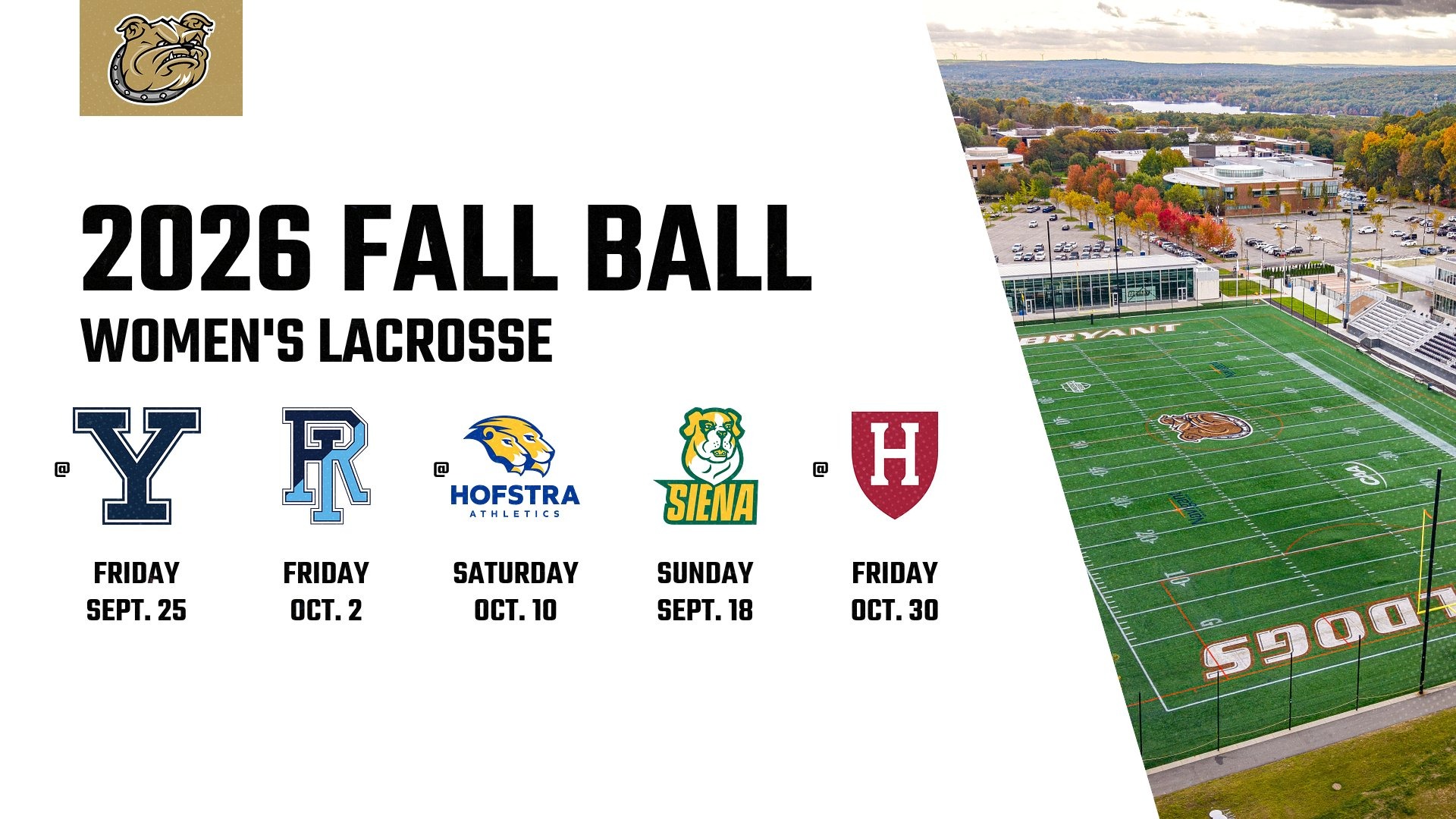 WLAX FALL SCHEDULE