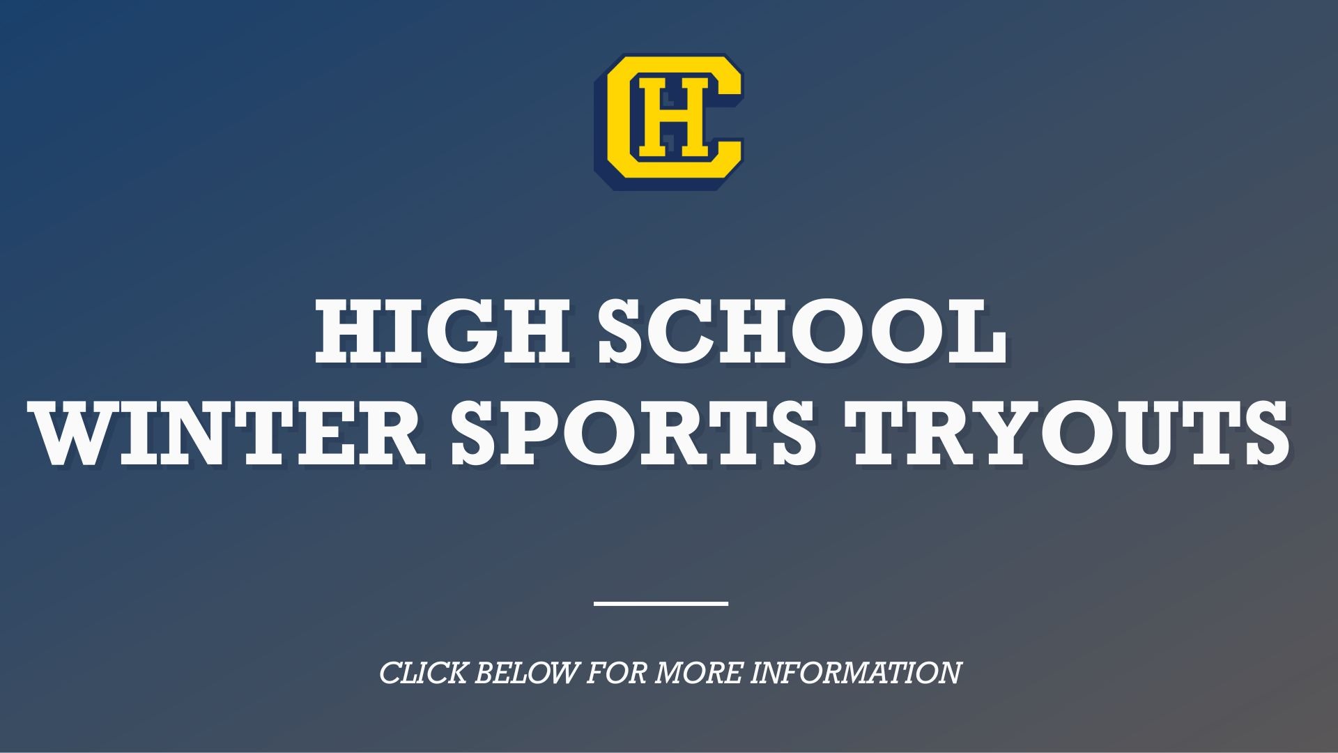 HS Winter Tryouts